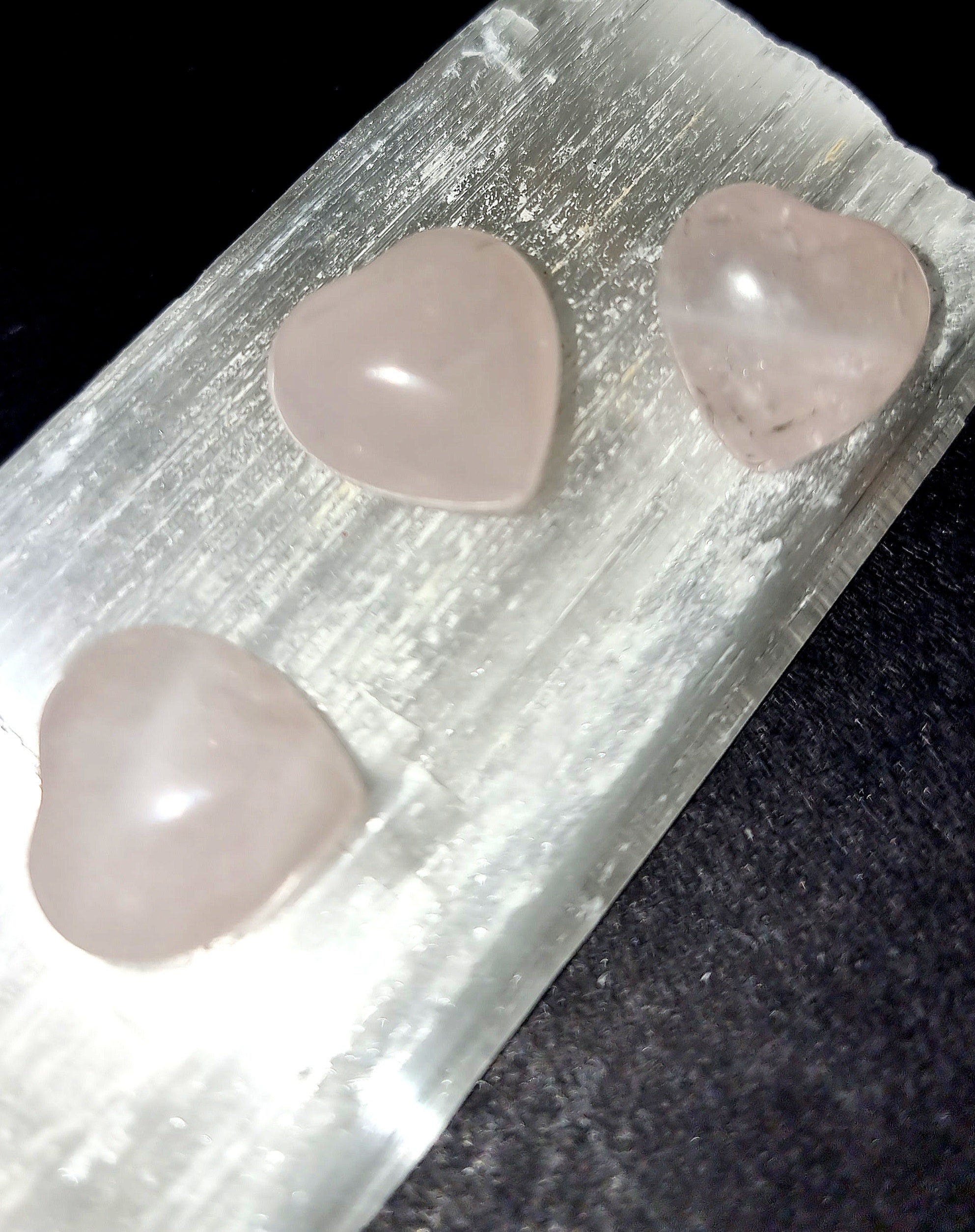 Rose Quartz Heart - Mini