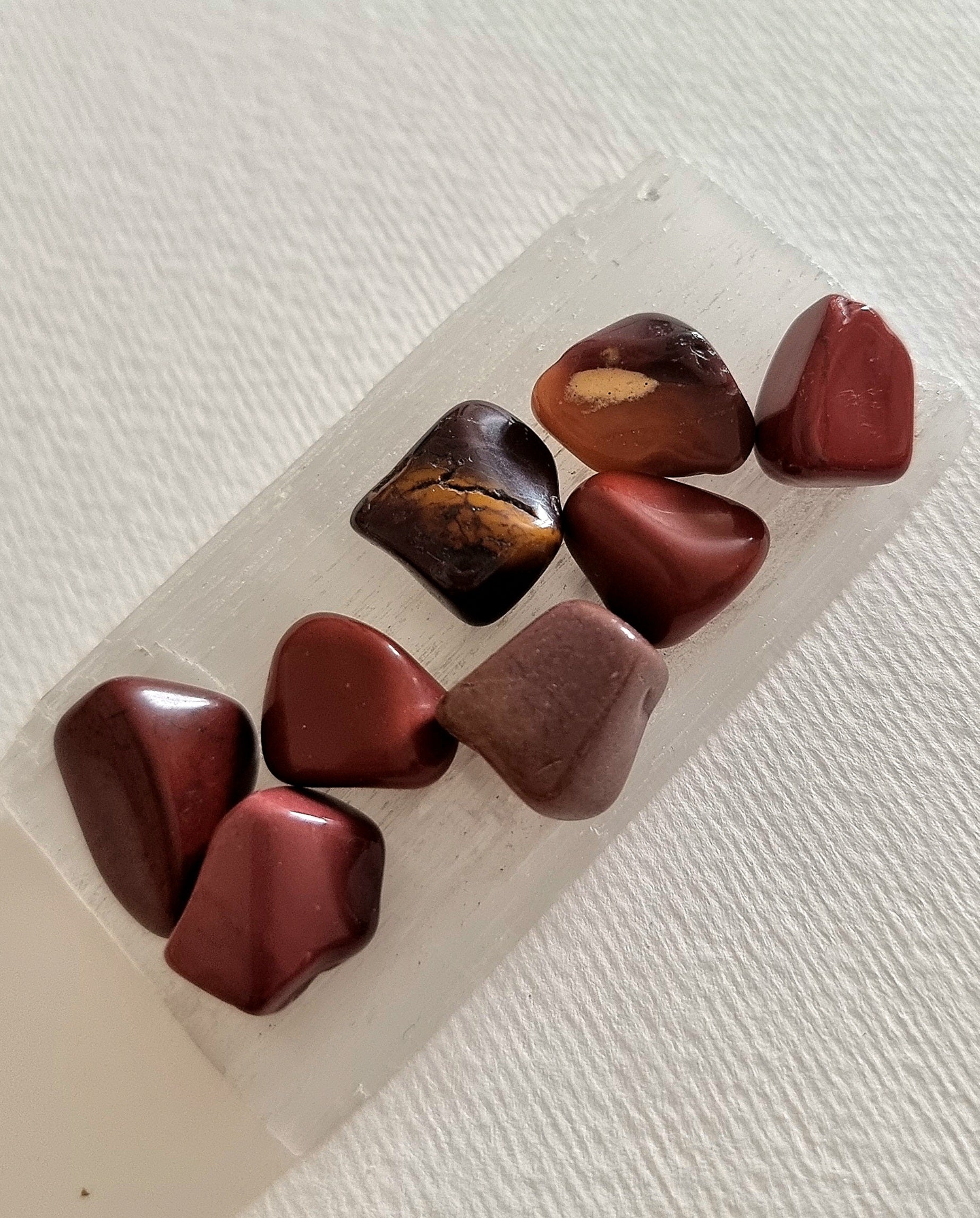 Mookaite small tumble stone