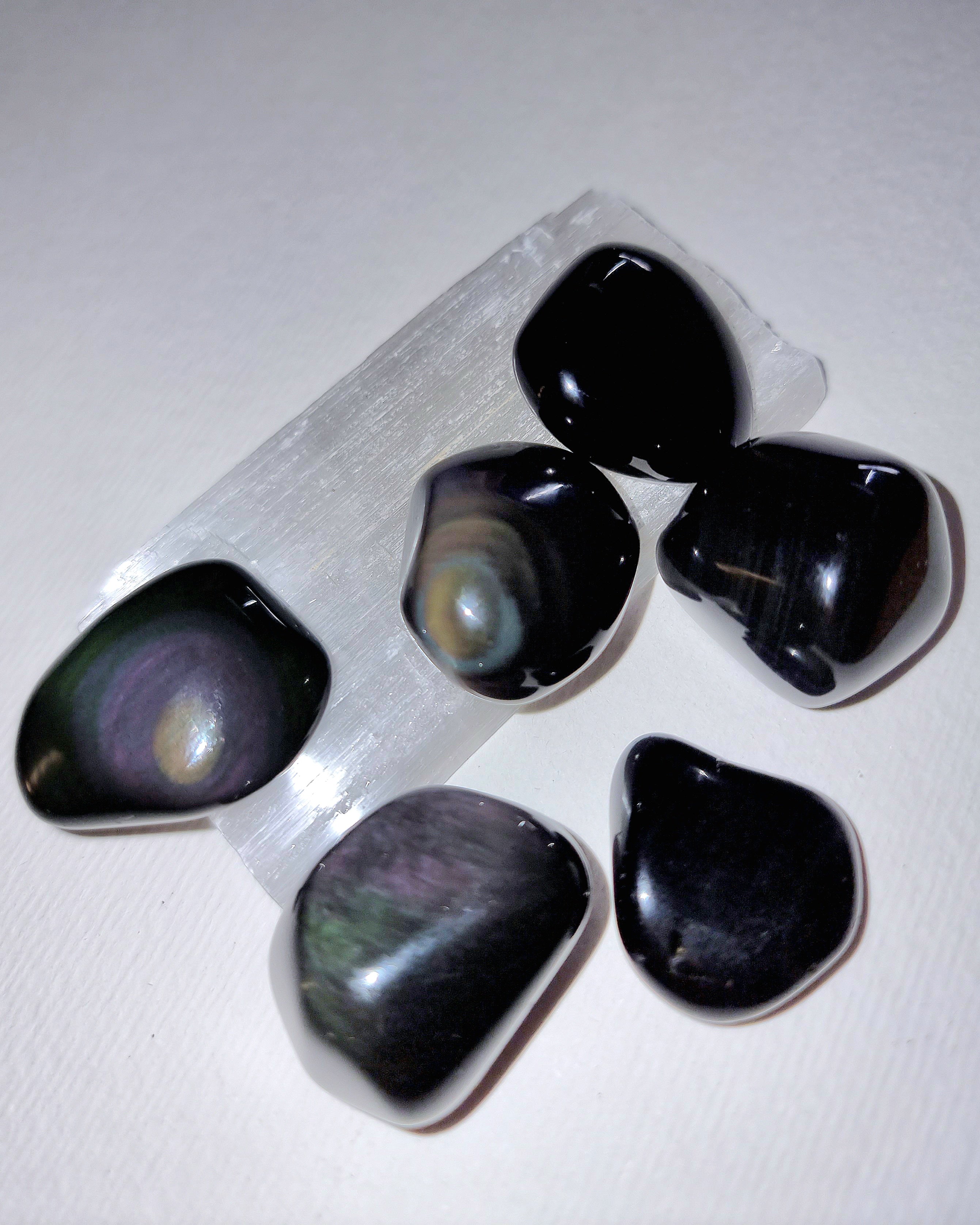 Rainbow Obsidian Tumble Stone