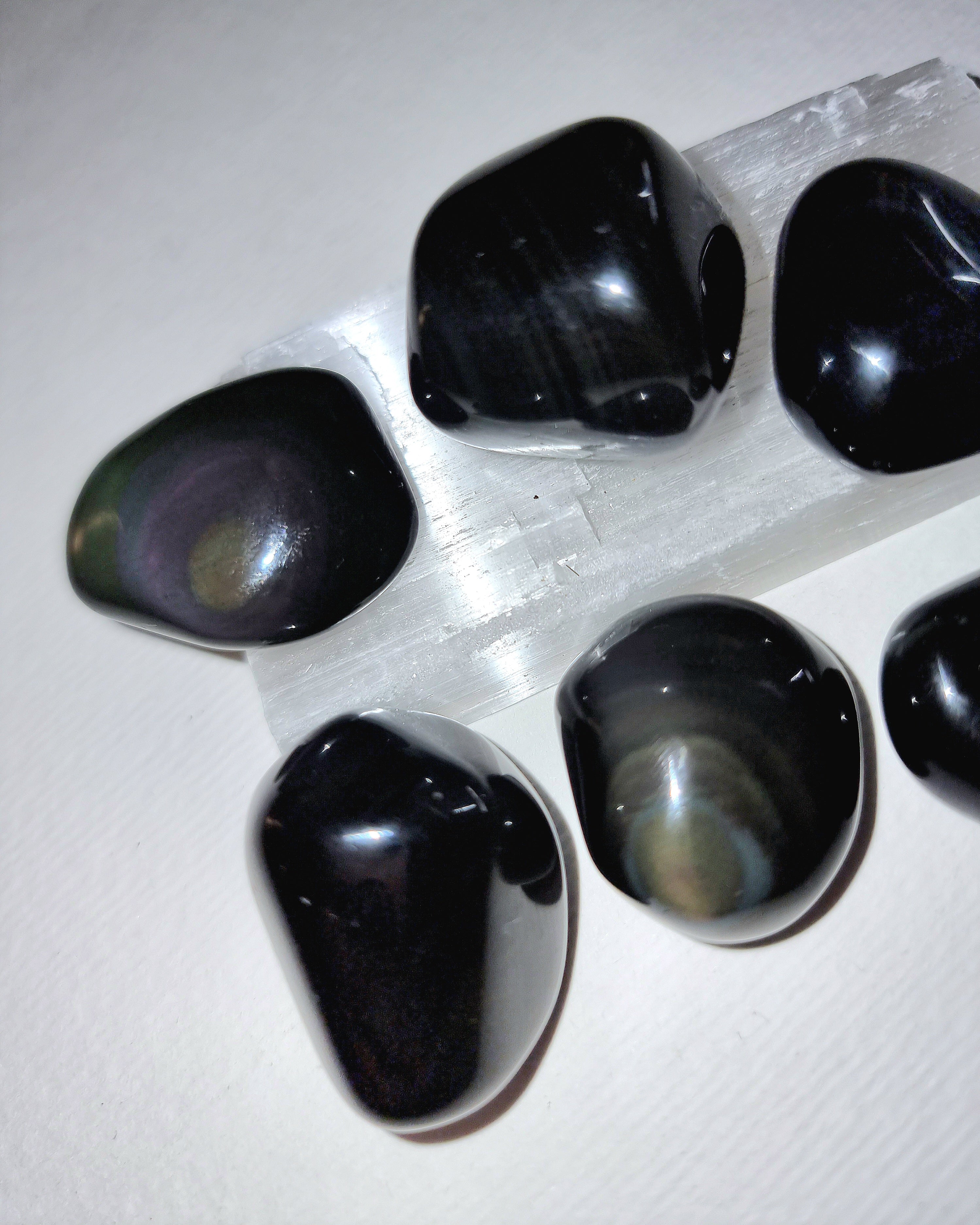 Rainbow Obsidian Tumble Stone