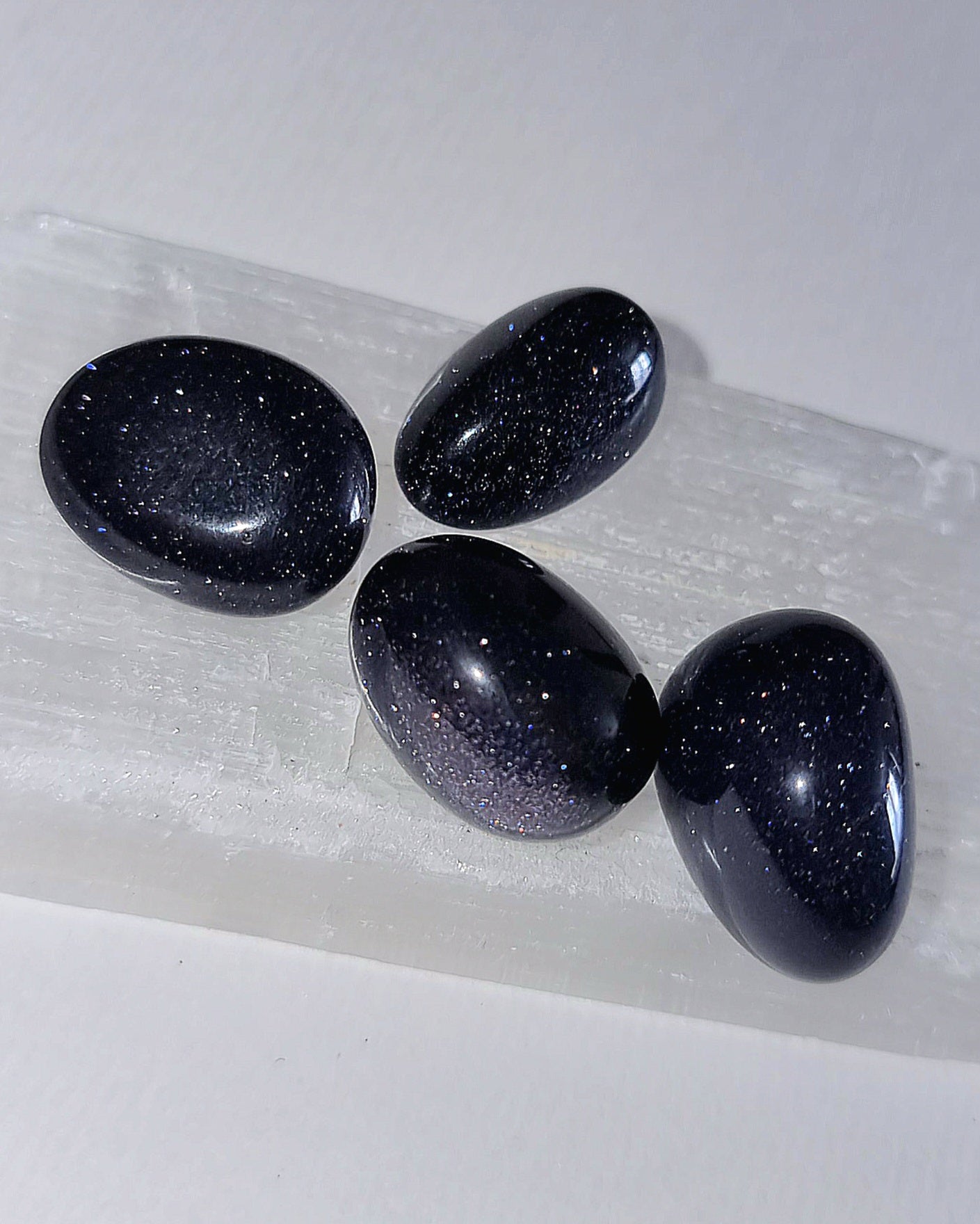 Blue Goldstone Tumble