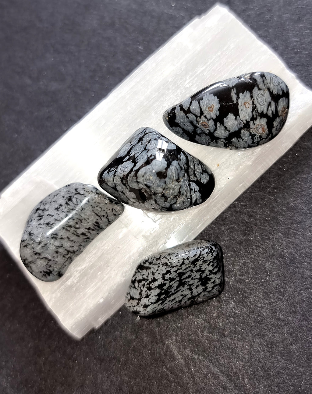 Snowflake Obsidian Tumble Stone