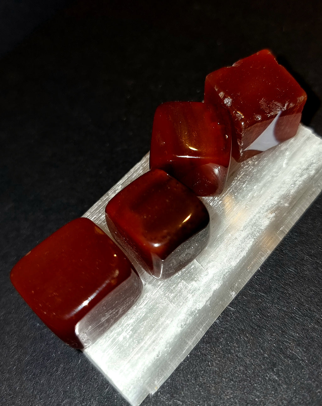 Carnelian Cube Tumble Stone