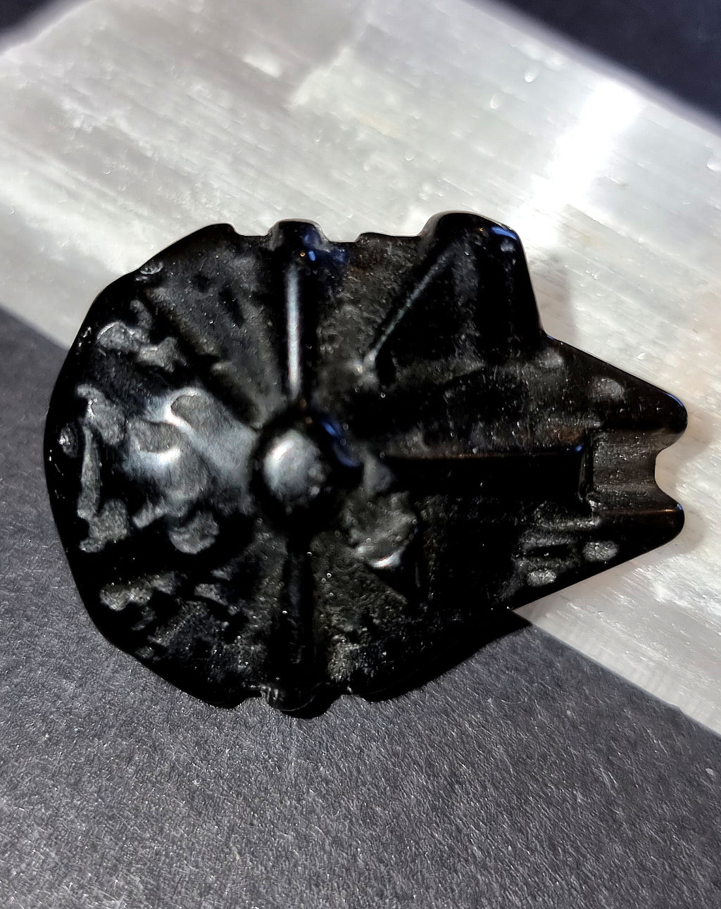 Black Obsidian Star Ship