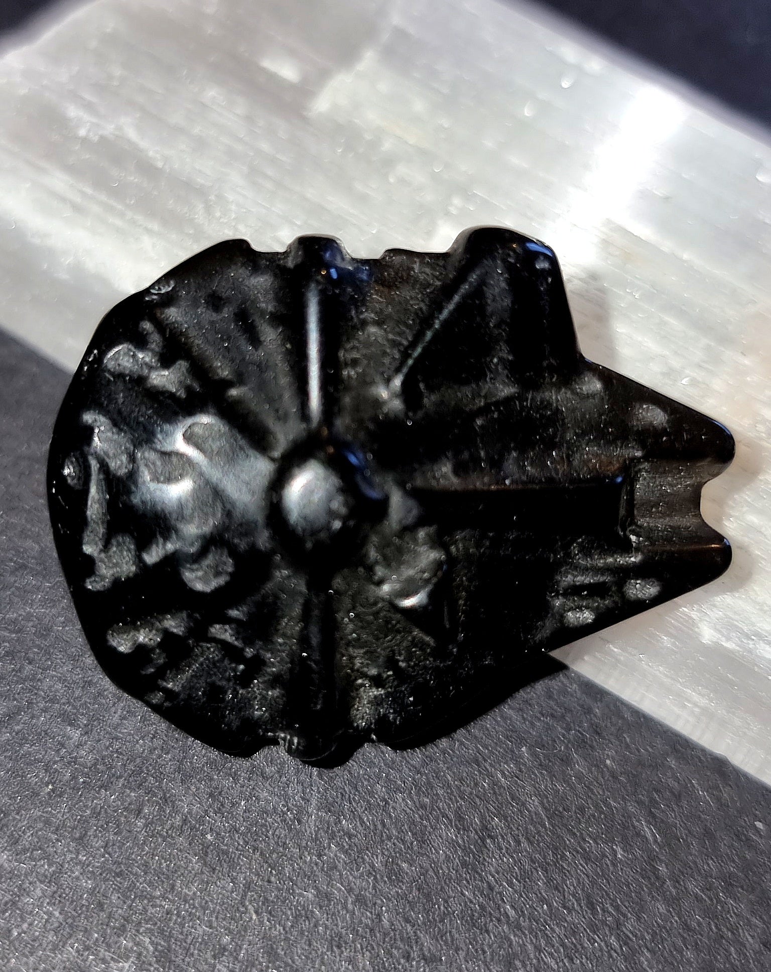 Black Obsidian Star Ship