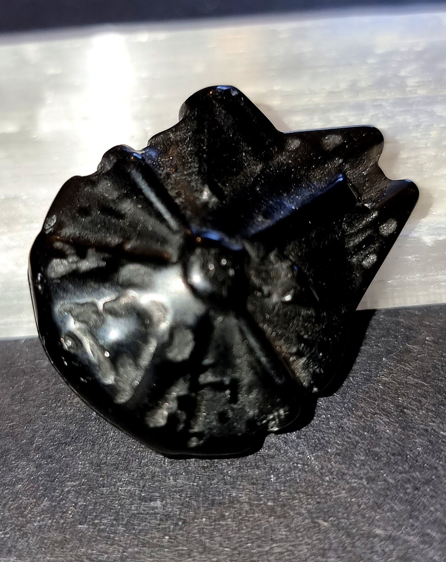 Black Obsidian Star Ship