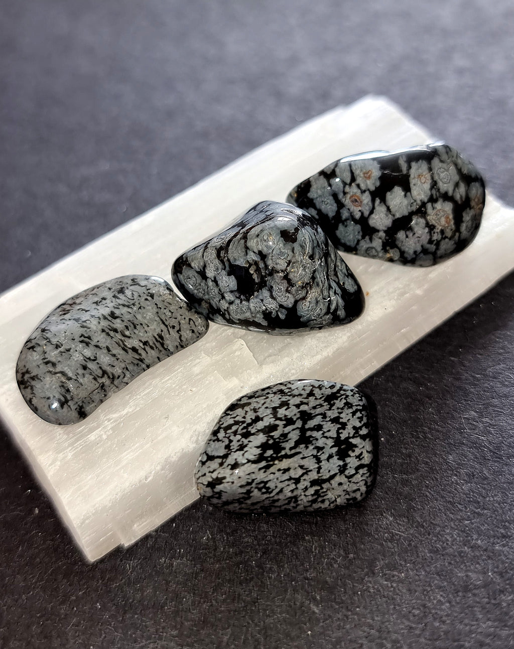 Snowflake Obsidian Tumble Stone