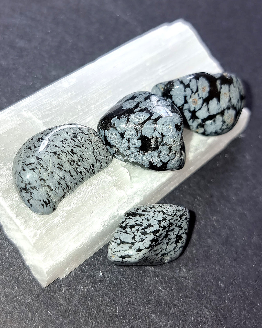 Snowflake Obsidian Tumble Stone