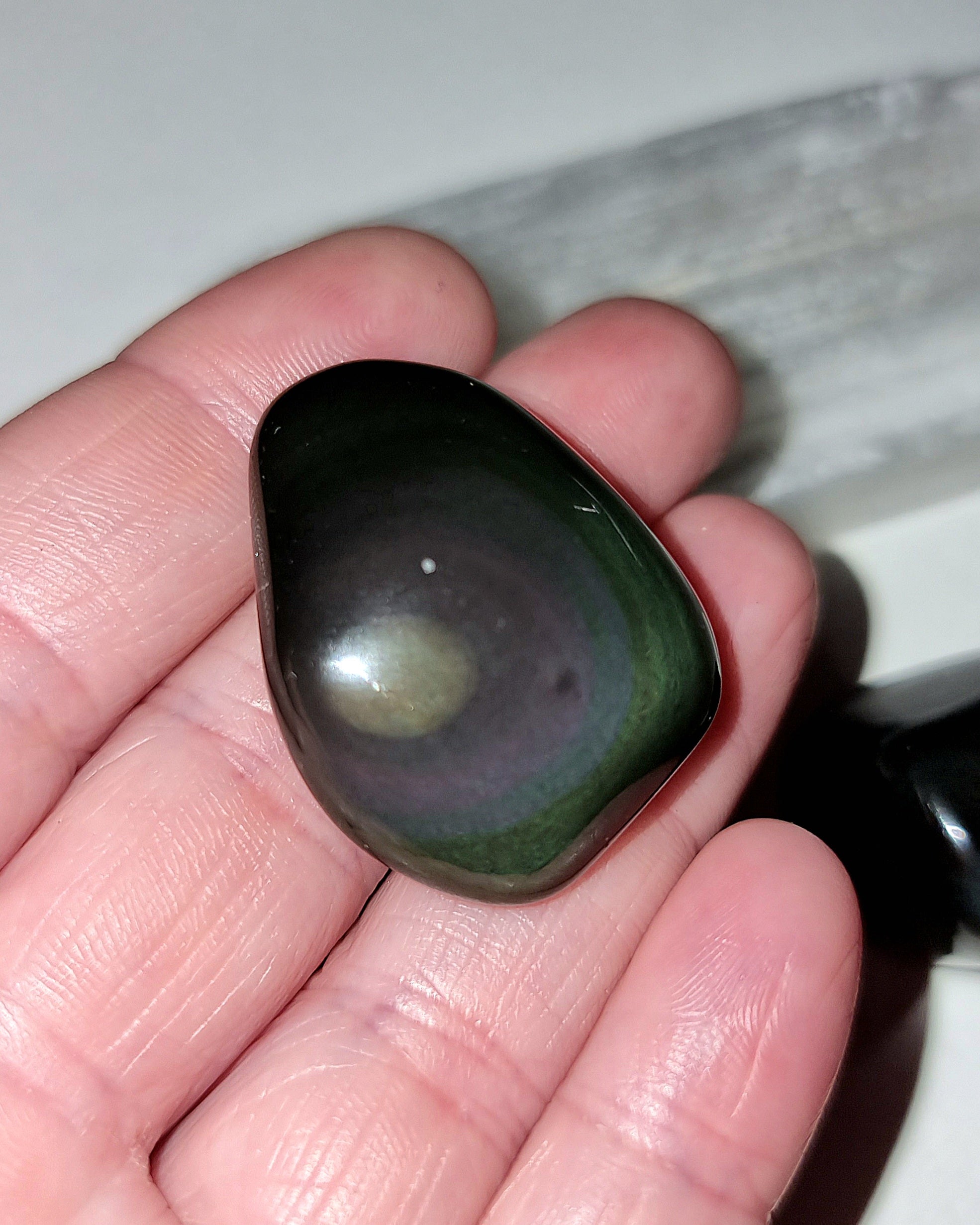 Rainbow Obsidian Tumble Stone