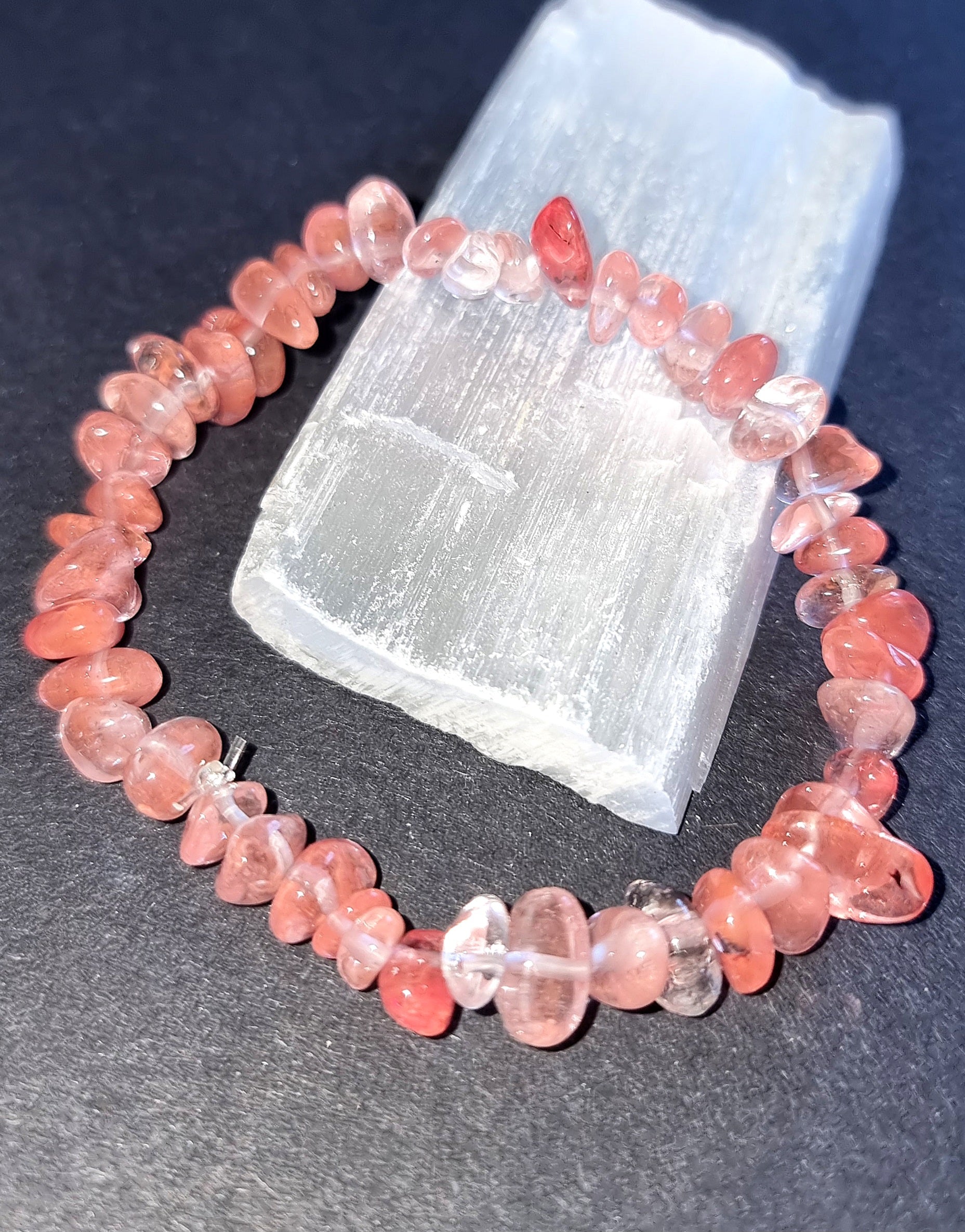 Cherry Quartz Bracelet