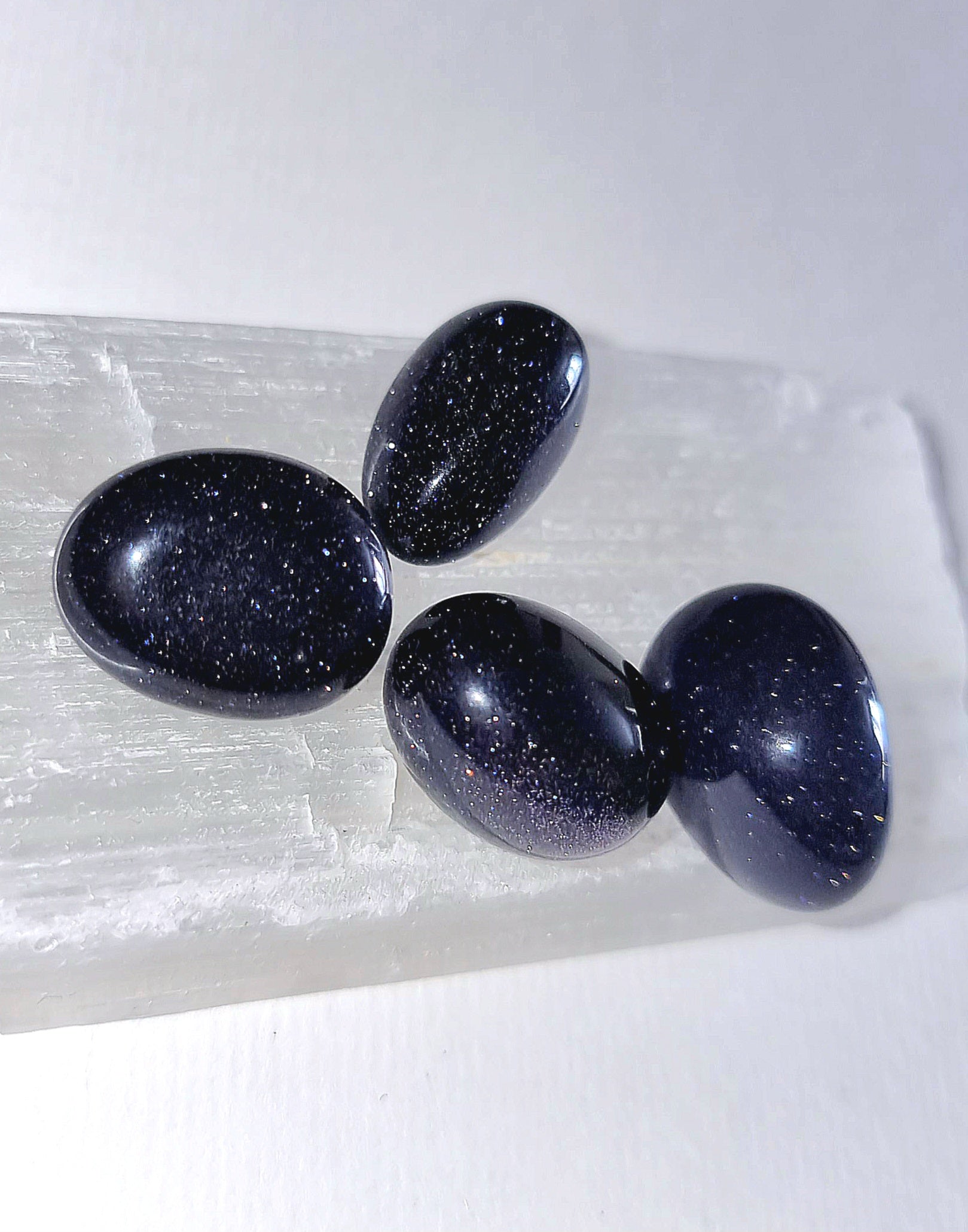 Blue Goldstone Tumble
