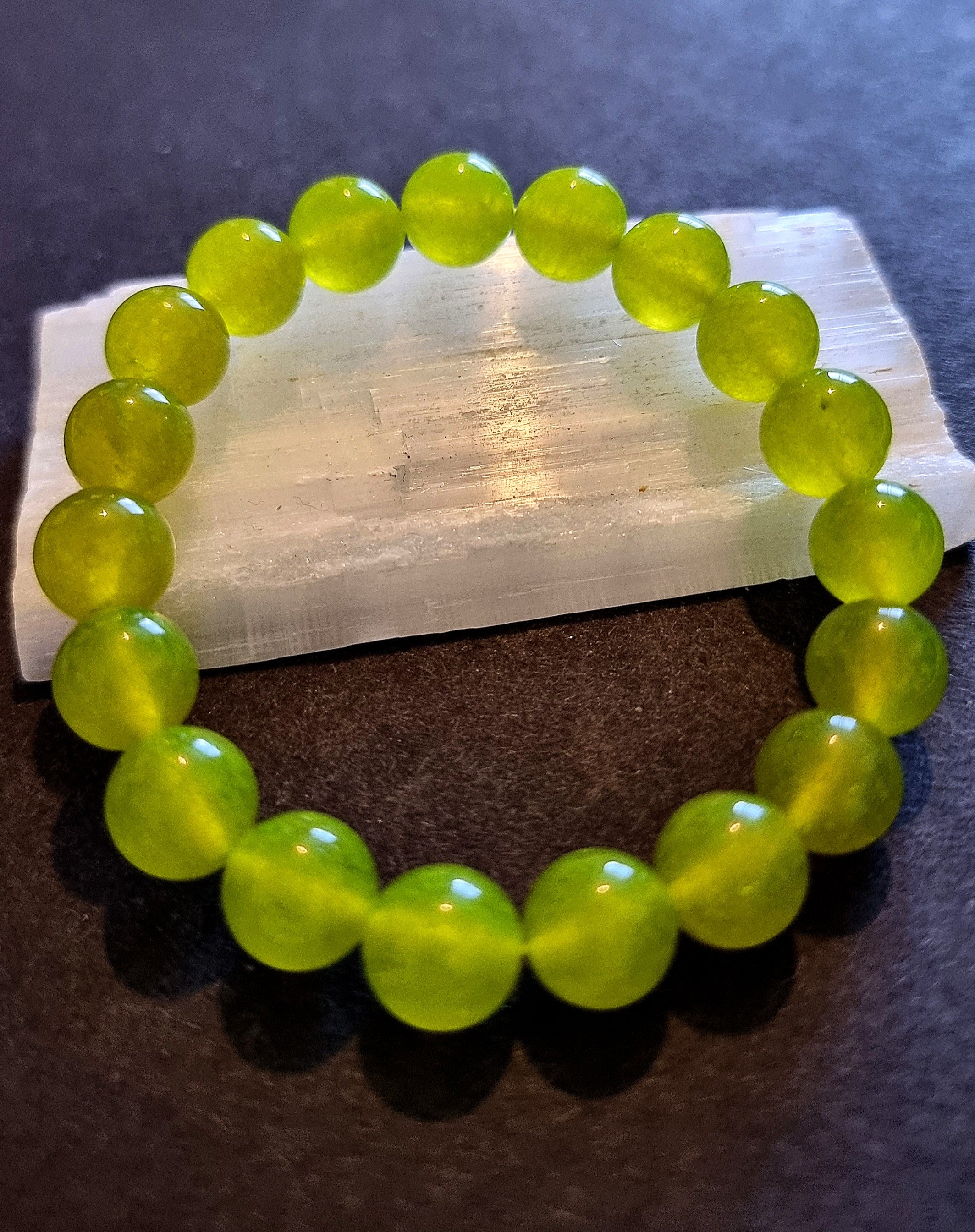 Green Chalcedony Bracelet