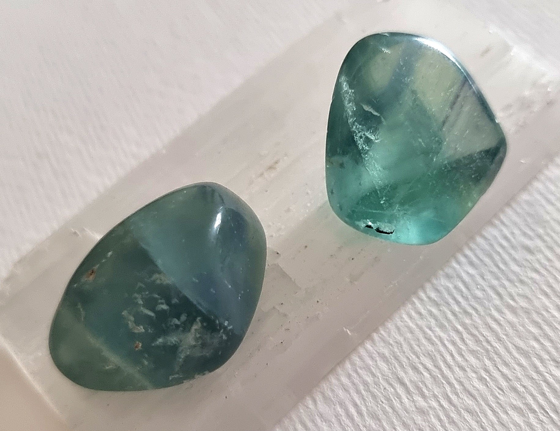 Rainbow Fluorite Large Tumble Stone Crystal