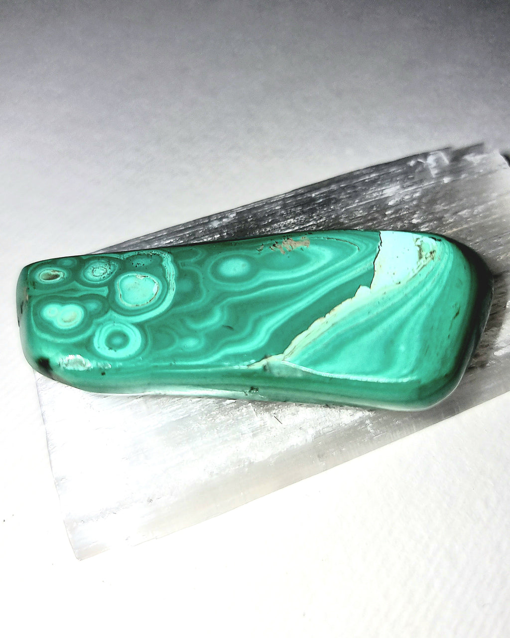 Genuine Malachite Freeform Tumble Stone