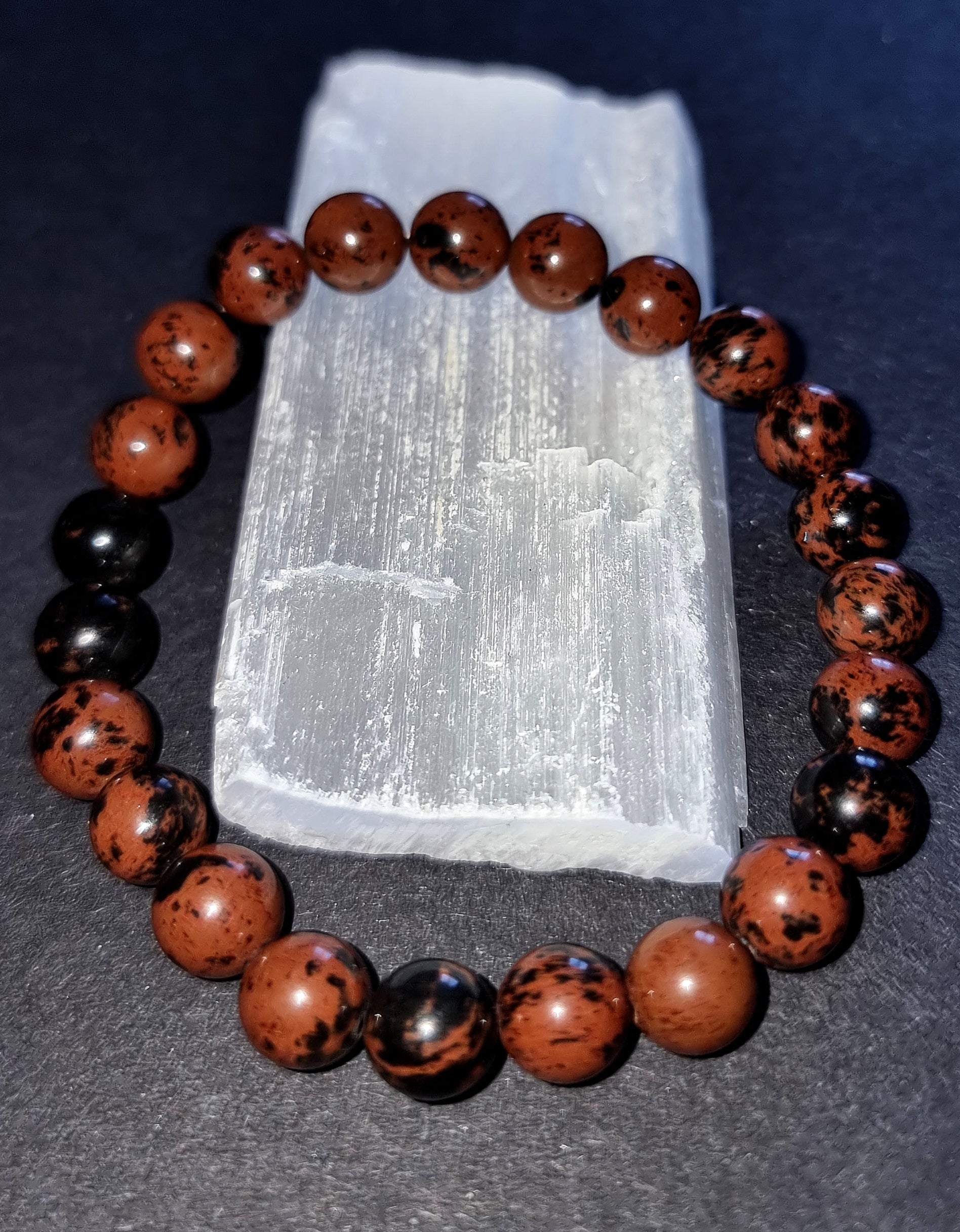 Mahogany Obsidian Bracelet