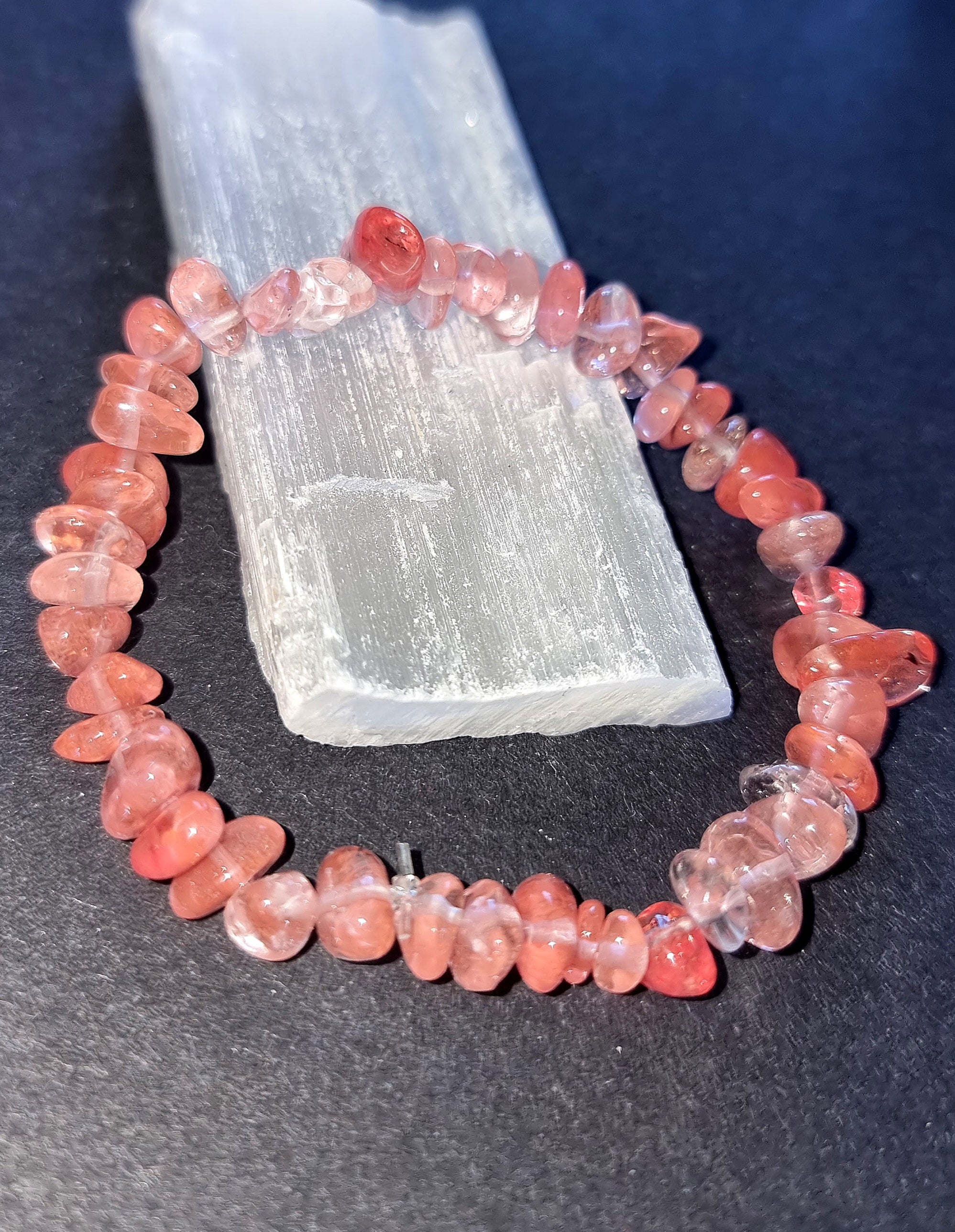 Cherry Quartz Bracelet