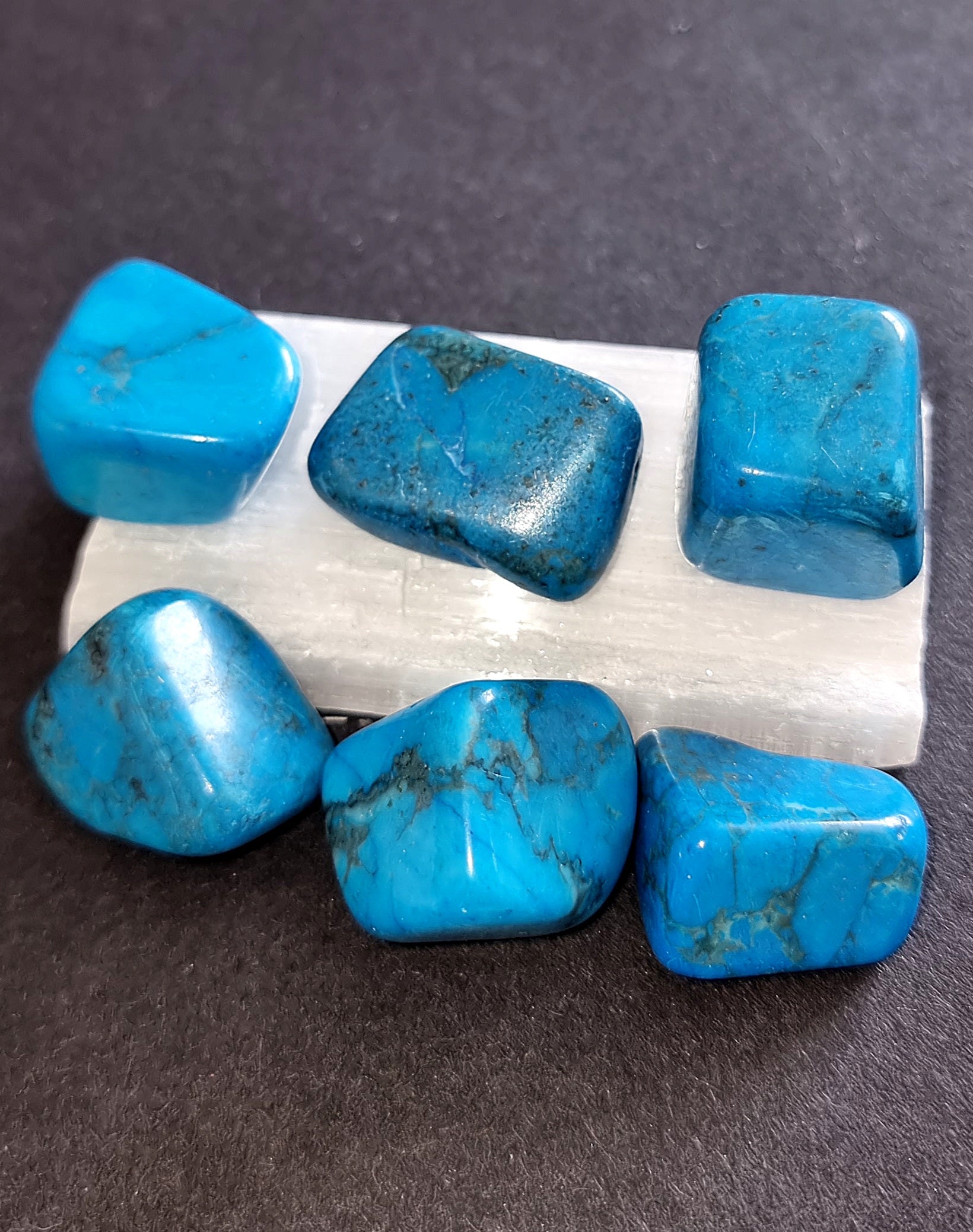 Blue Howlite Tumble Stone