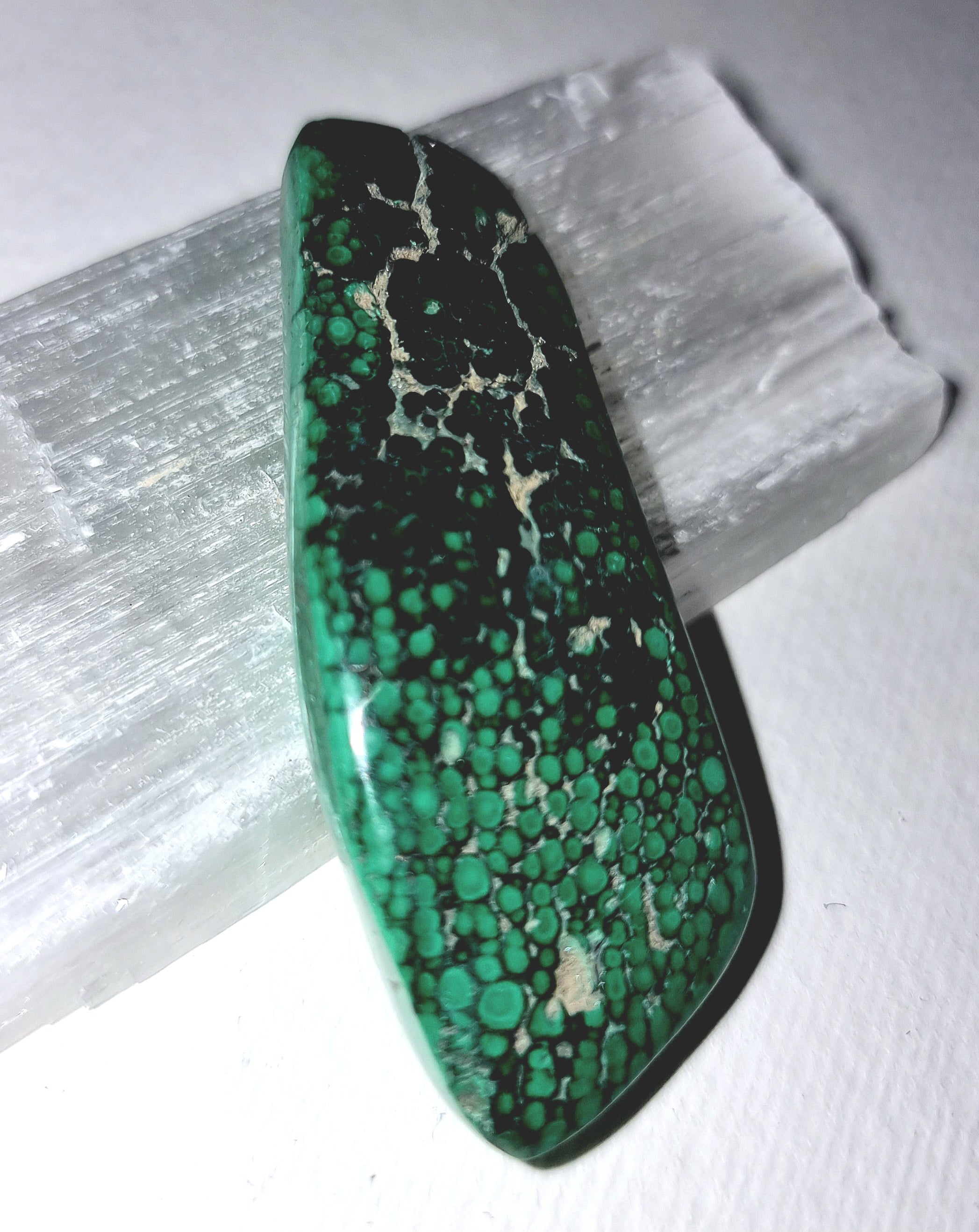 Genuine Malachite Freeform Tumble Stone
