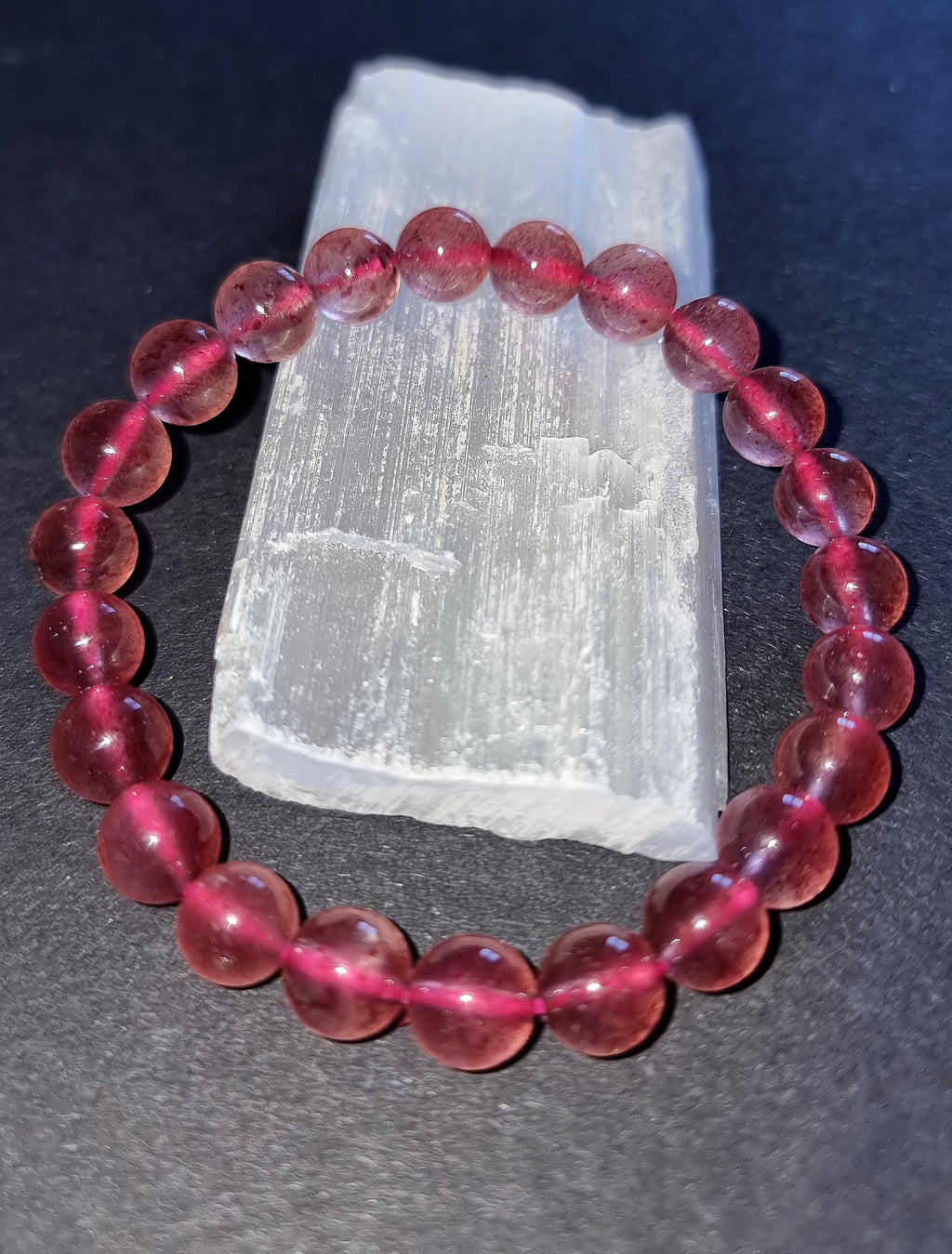Strawberry Quartz Bracelet