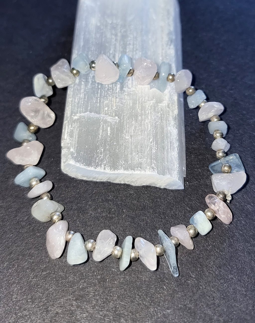 Rose Quartz & Aquamarine Bracelet