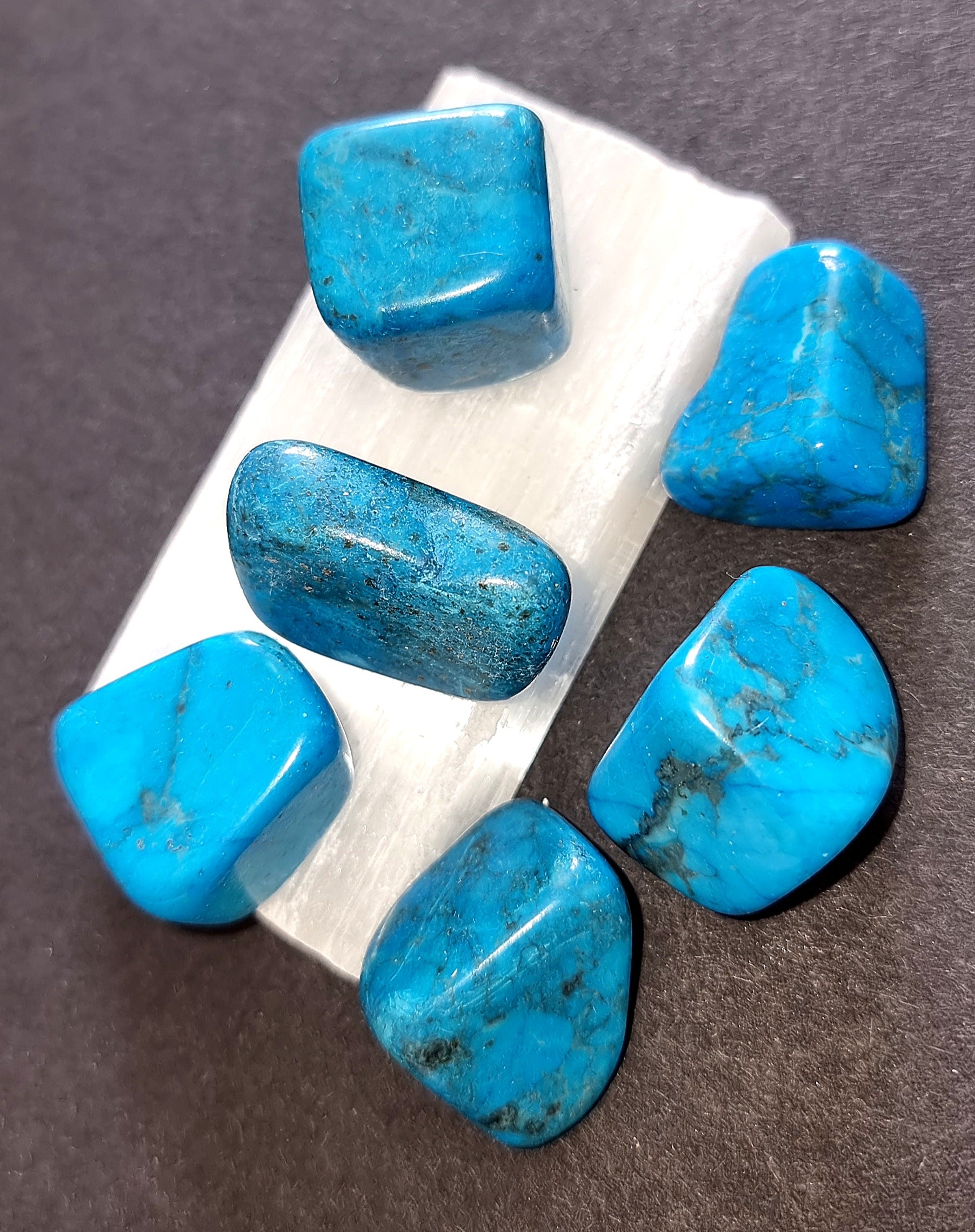 Blue Howlite Tumble Stone