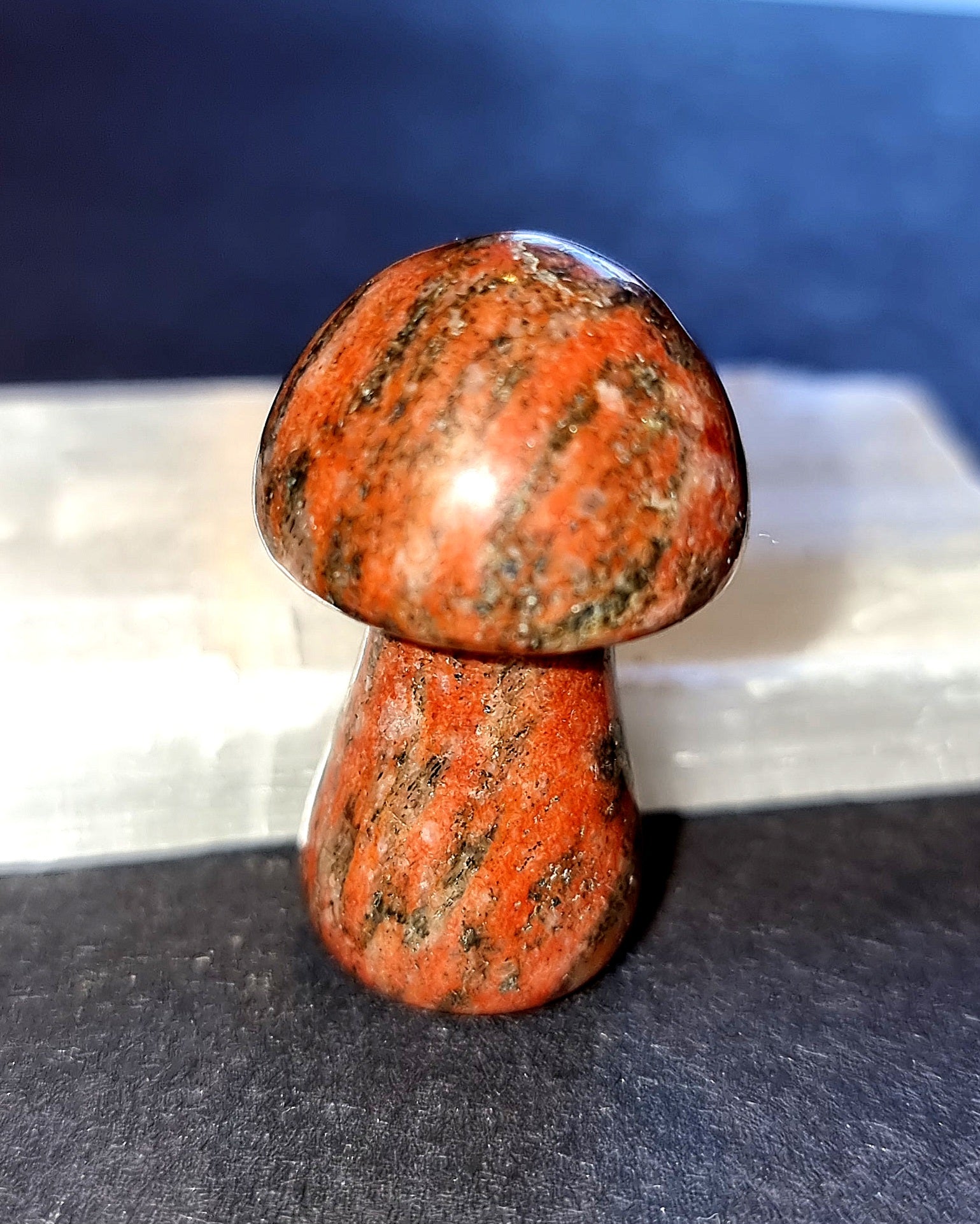 Brecciated Jasper Mushroom - Grounding Crystal for Root Chakra & Blood Flow