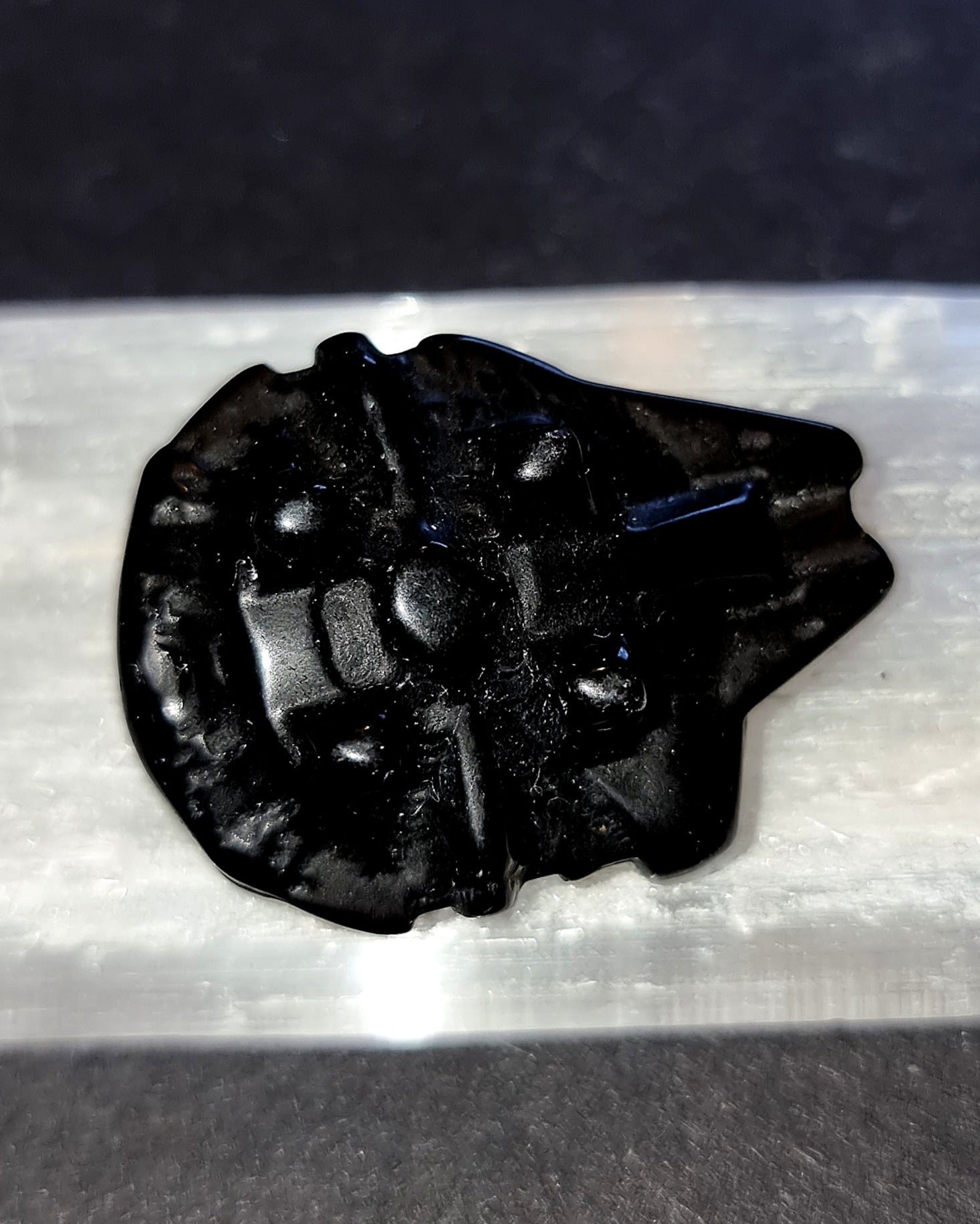 Black Obsidian Star Ship