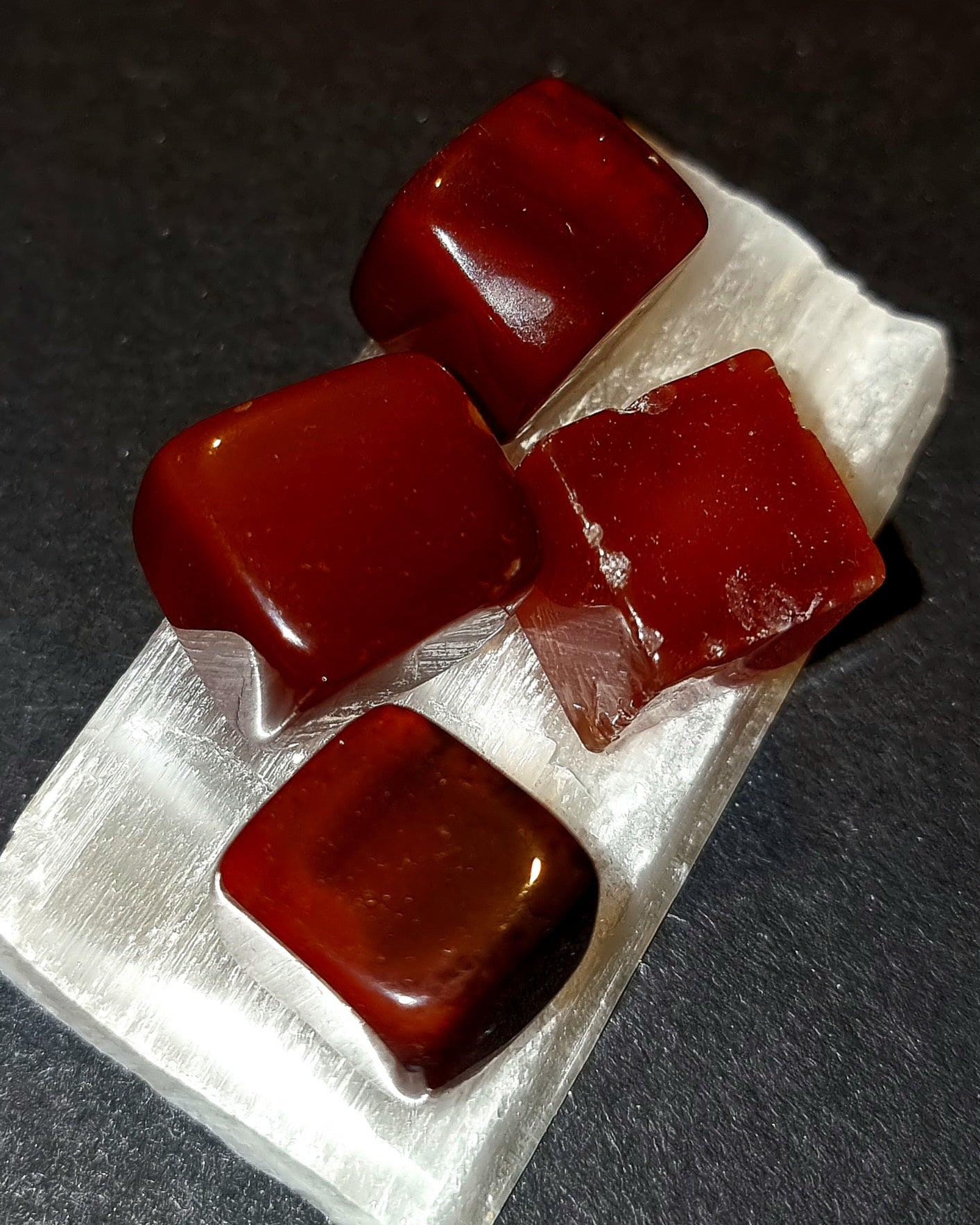 Carnelian Cube Tumble Stone