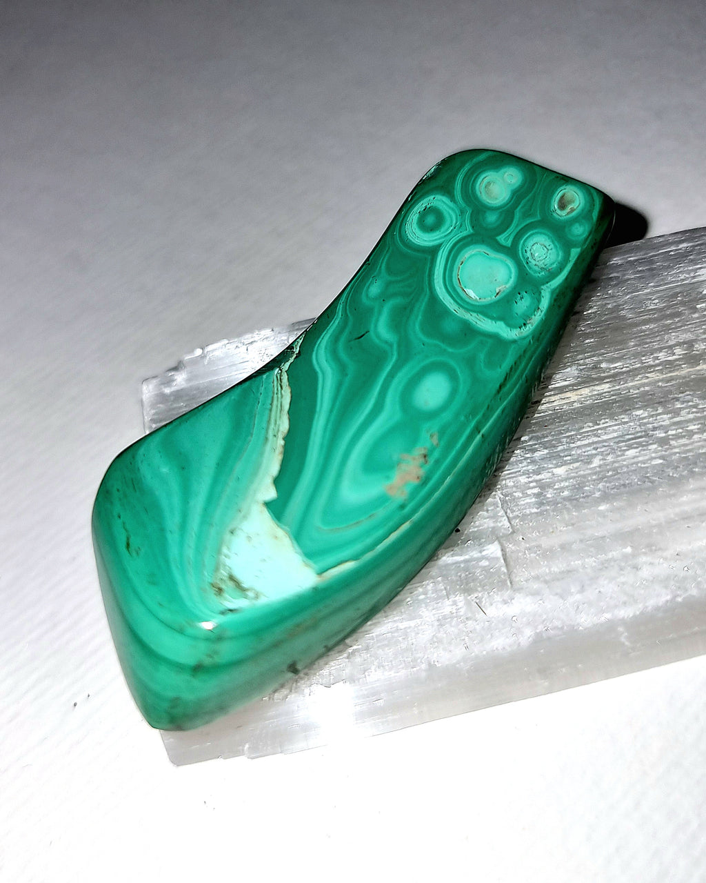 Genuine Malachite Freeform Tumble Stone