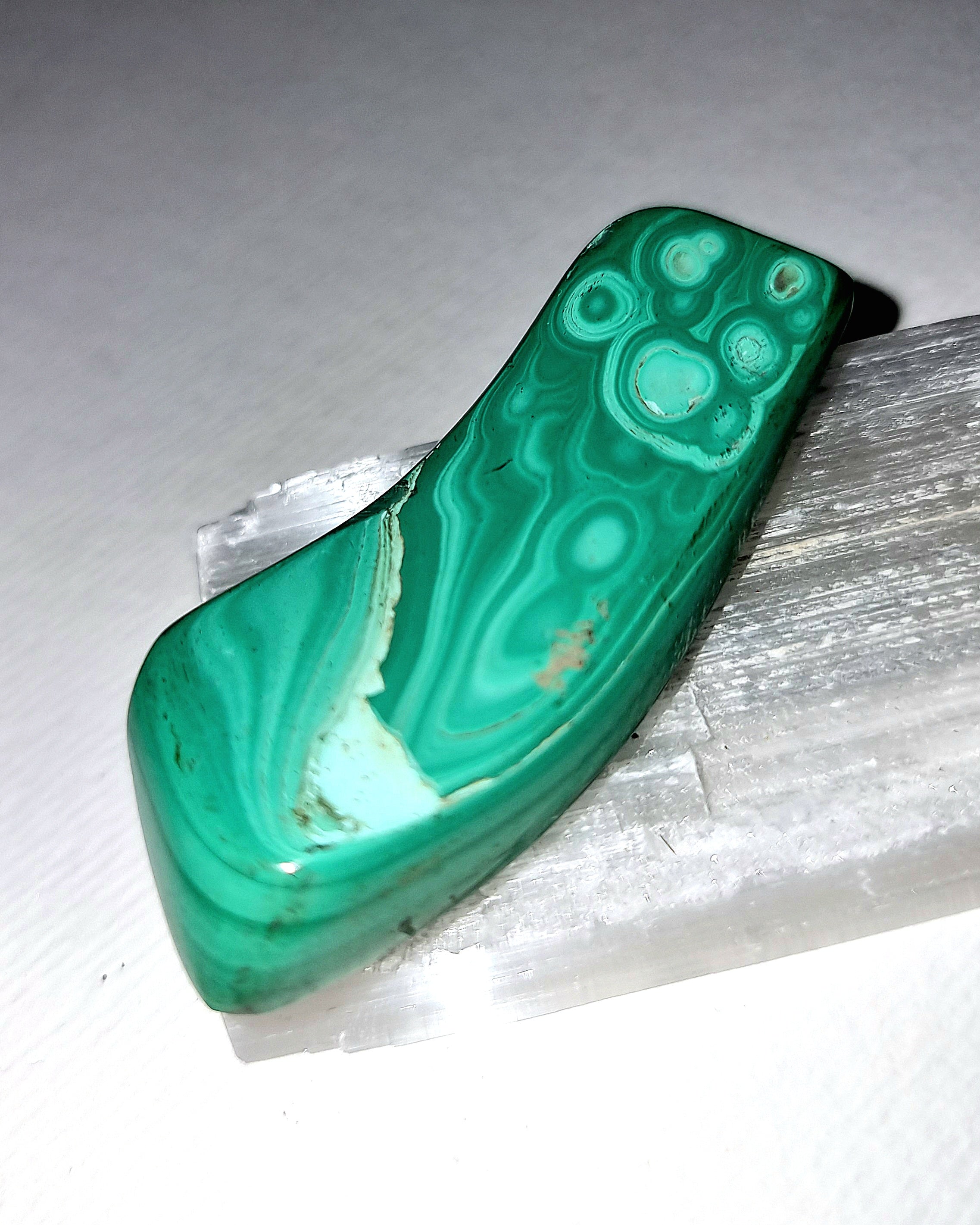 Genuine Malachite Freeform Tumble Stone