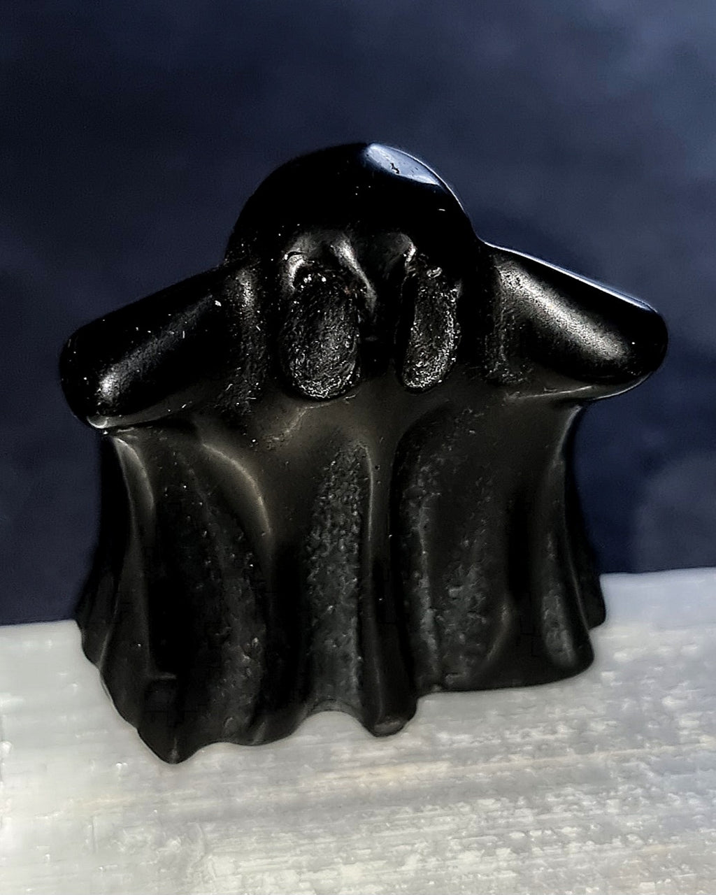 Black Obsidian Crystal Ghost - Protection & Negative Energy Shield