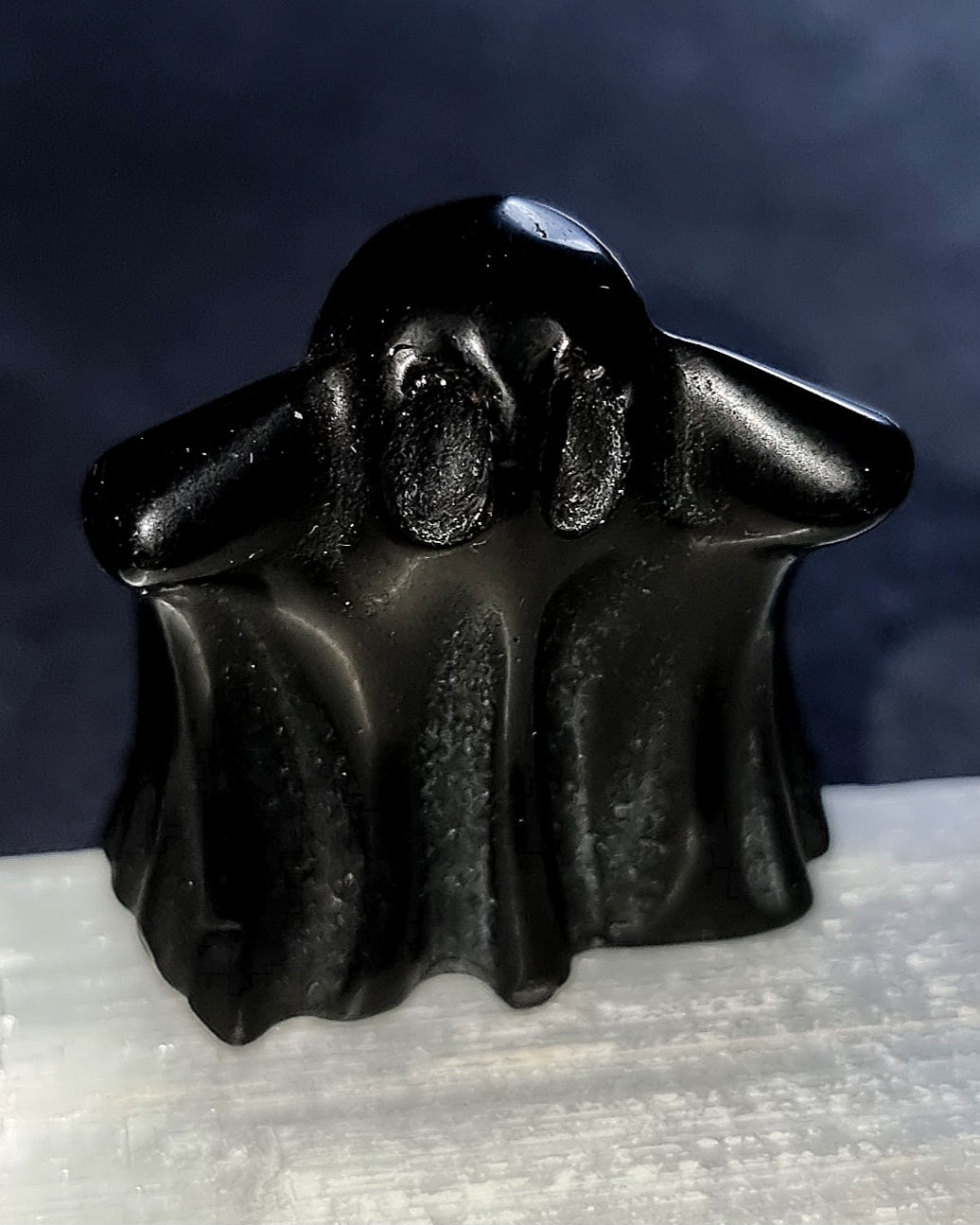 Black Obsidian Crystal Ghost - Protection & Negative Energy Shield