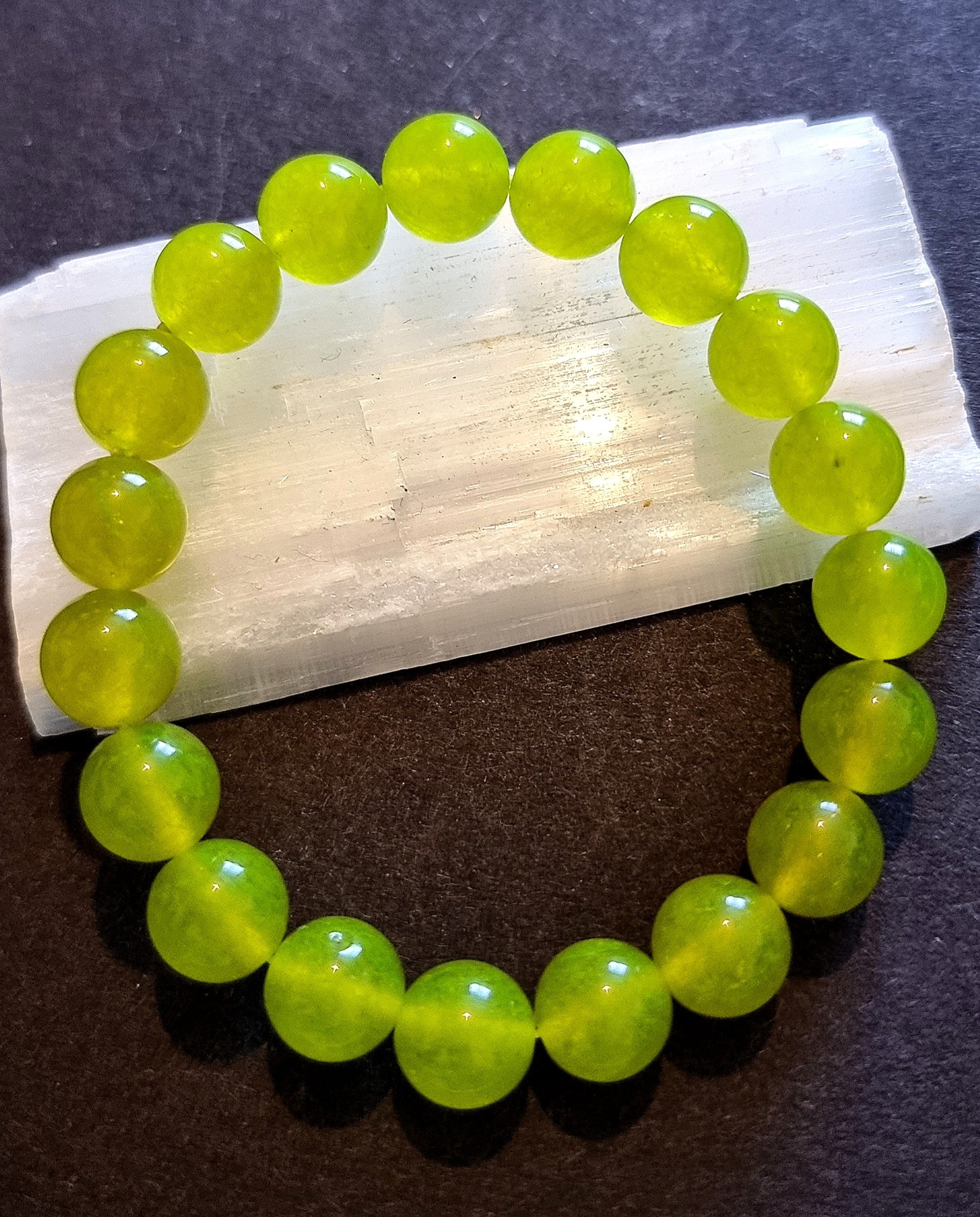 Green Chalcedony Bracelet