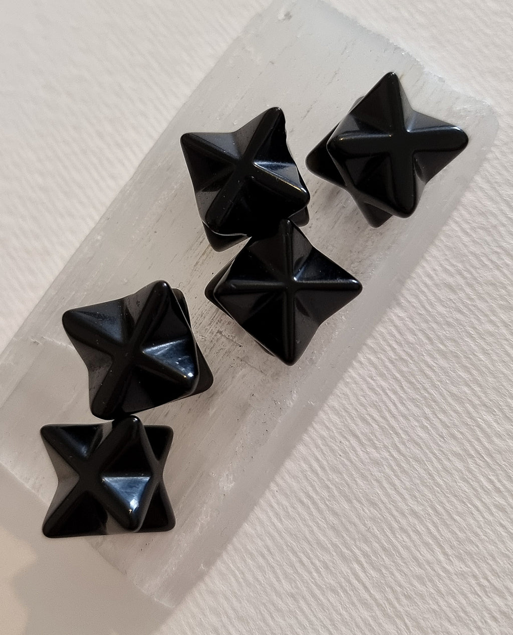 Black Obsidian Mini Merkaba Crystal Star