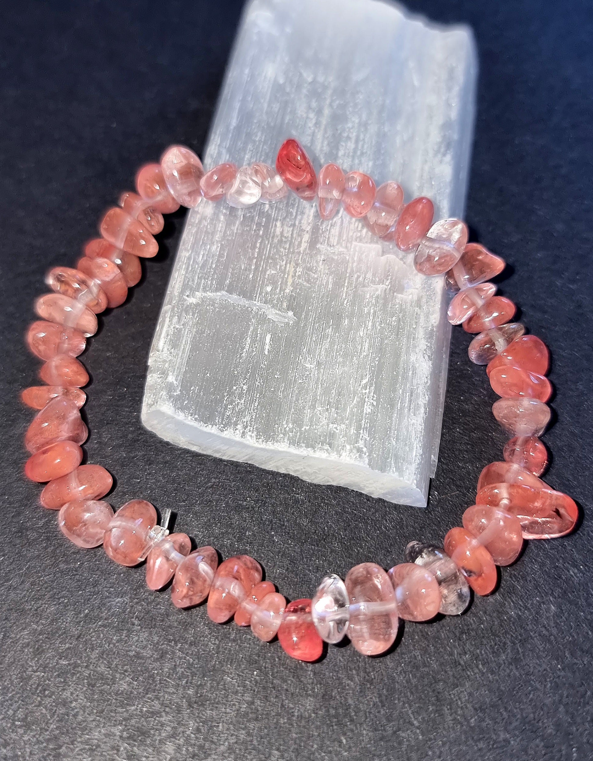 Cherry Quartz Bracelet