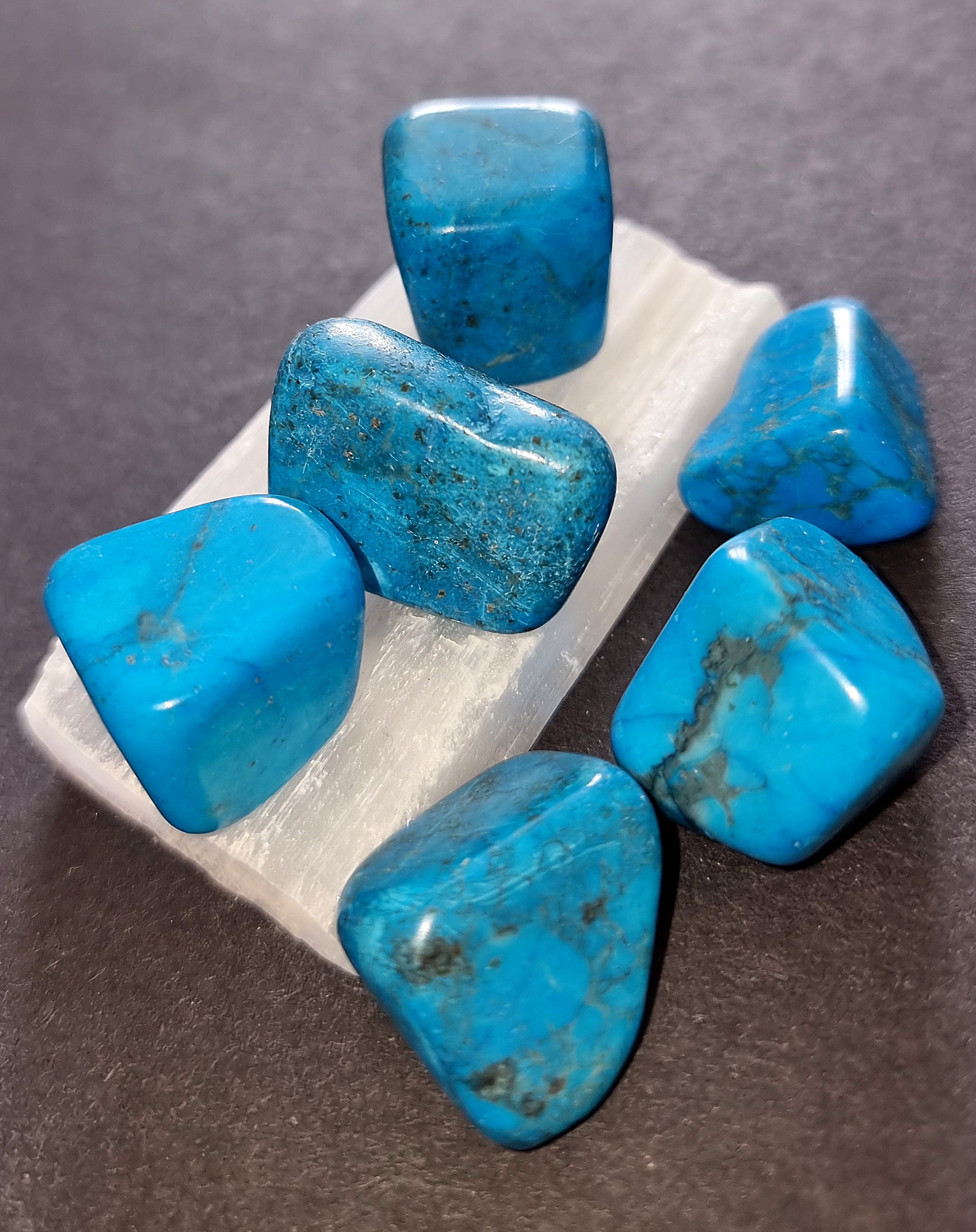 Blue Howlite Tumble Stone