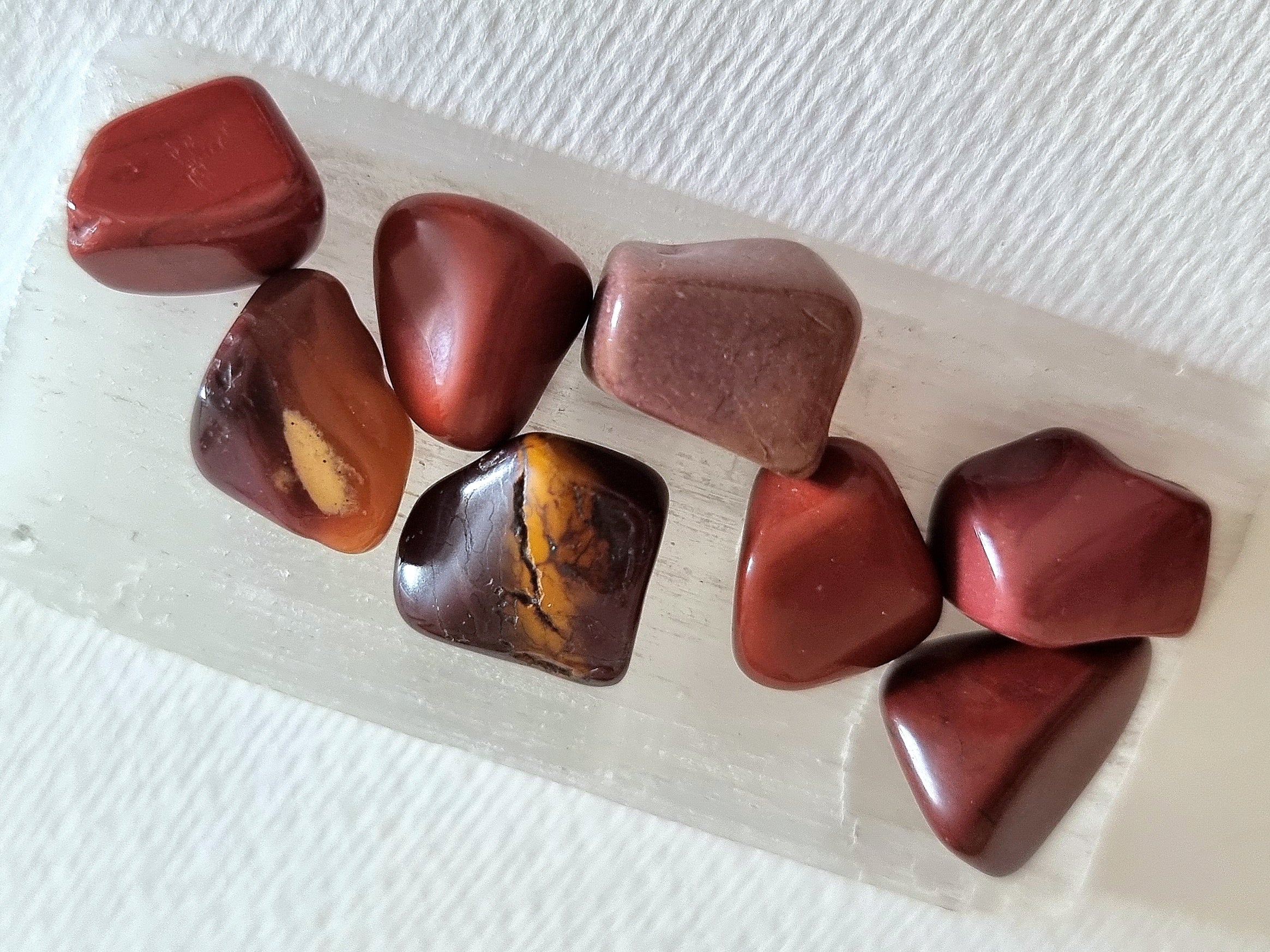 Mookaite small tumble stone