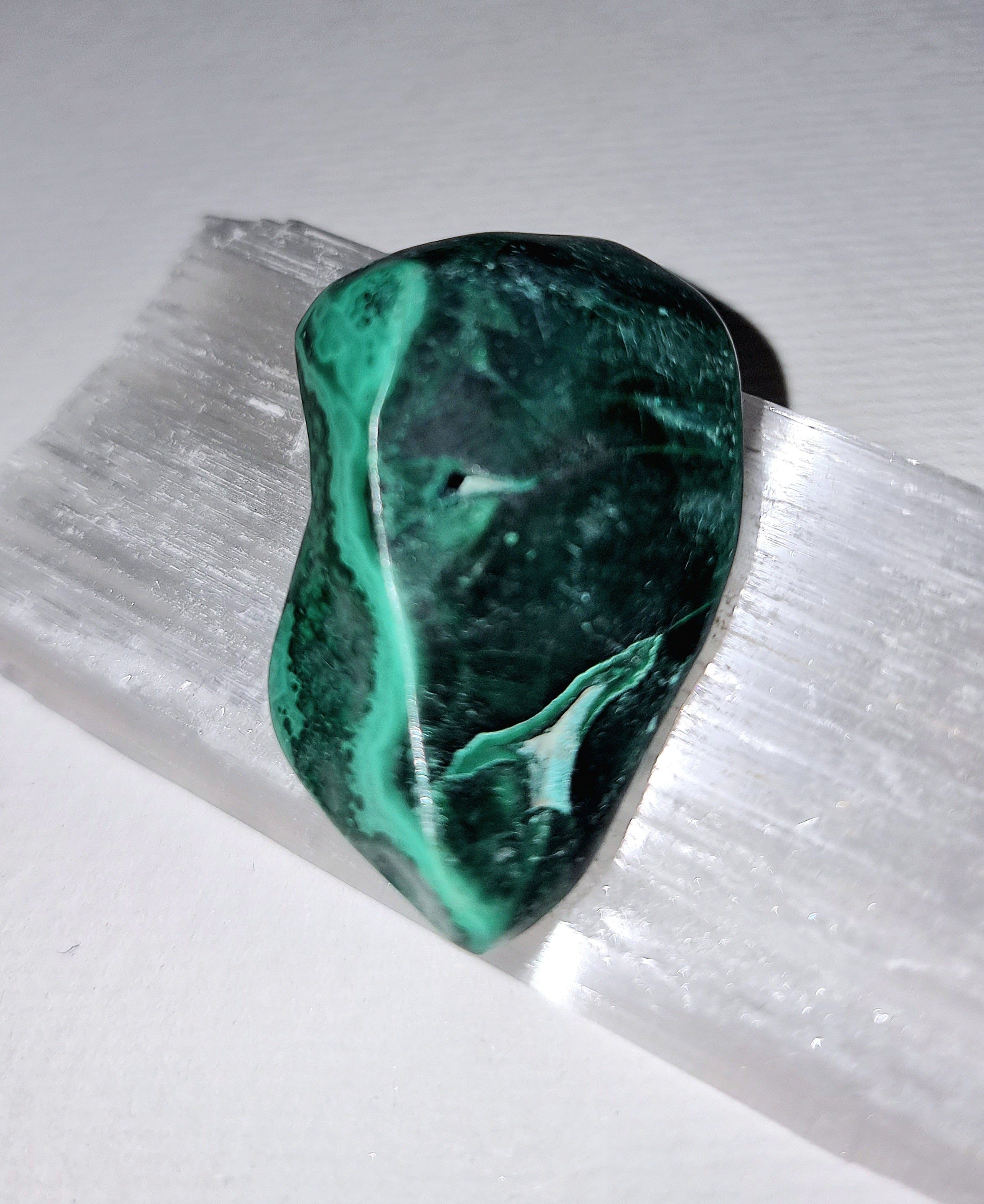 Genuine Malachite Tumble Stone