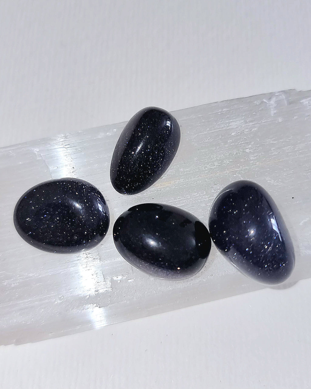 Blue Goldstone Tumble