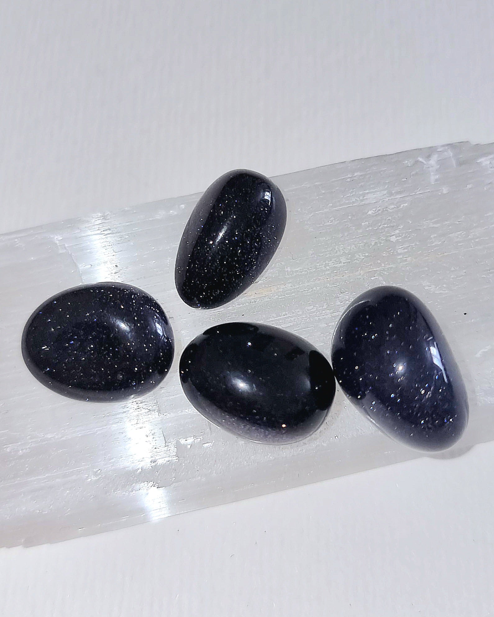 Blue Goldstone Tumble