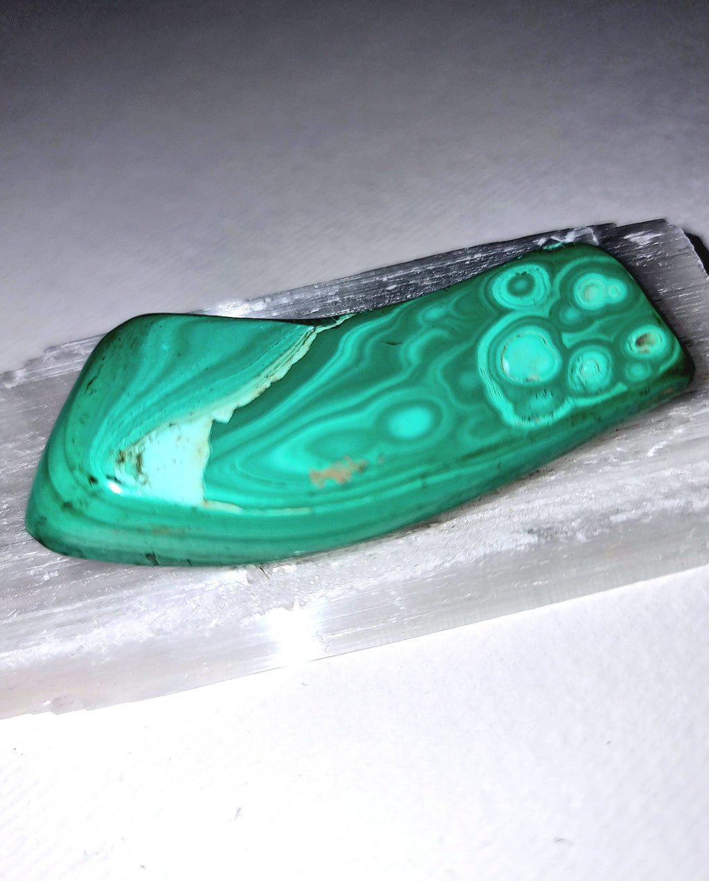 Genuine Malachite Freeform Tumble Stone