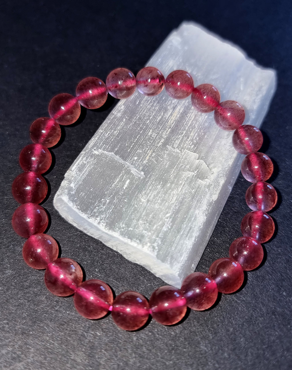 Strawberry Quartz Bracelet