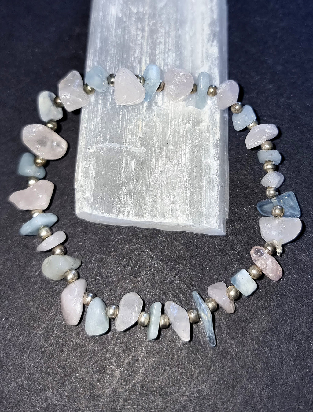 Rose Quartz & Aquamarine Bracelet