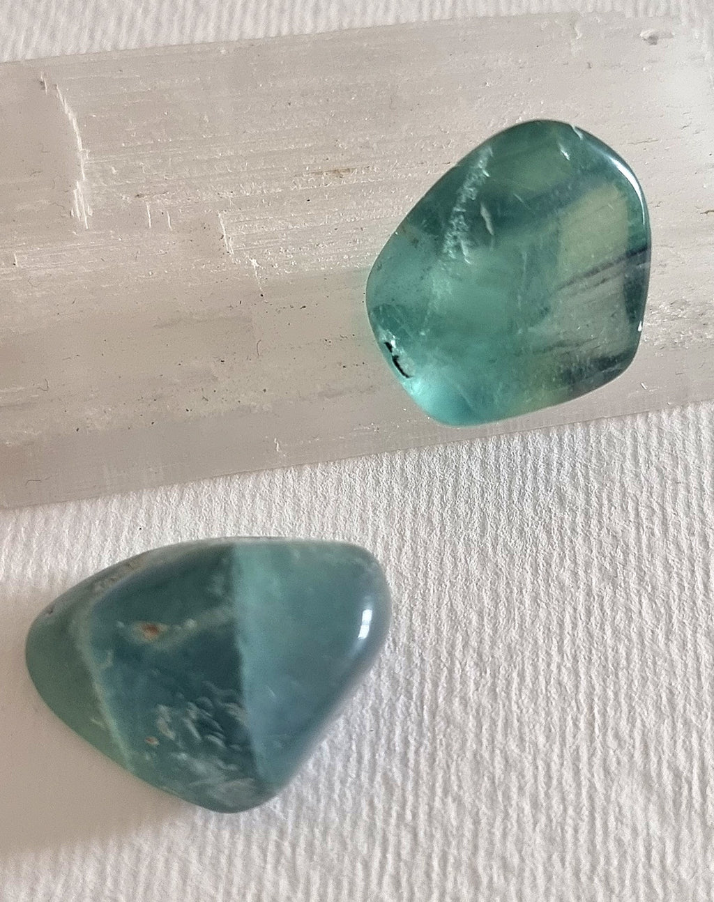 Rainbow Fluorite Large Tumble Stone Crystal