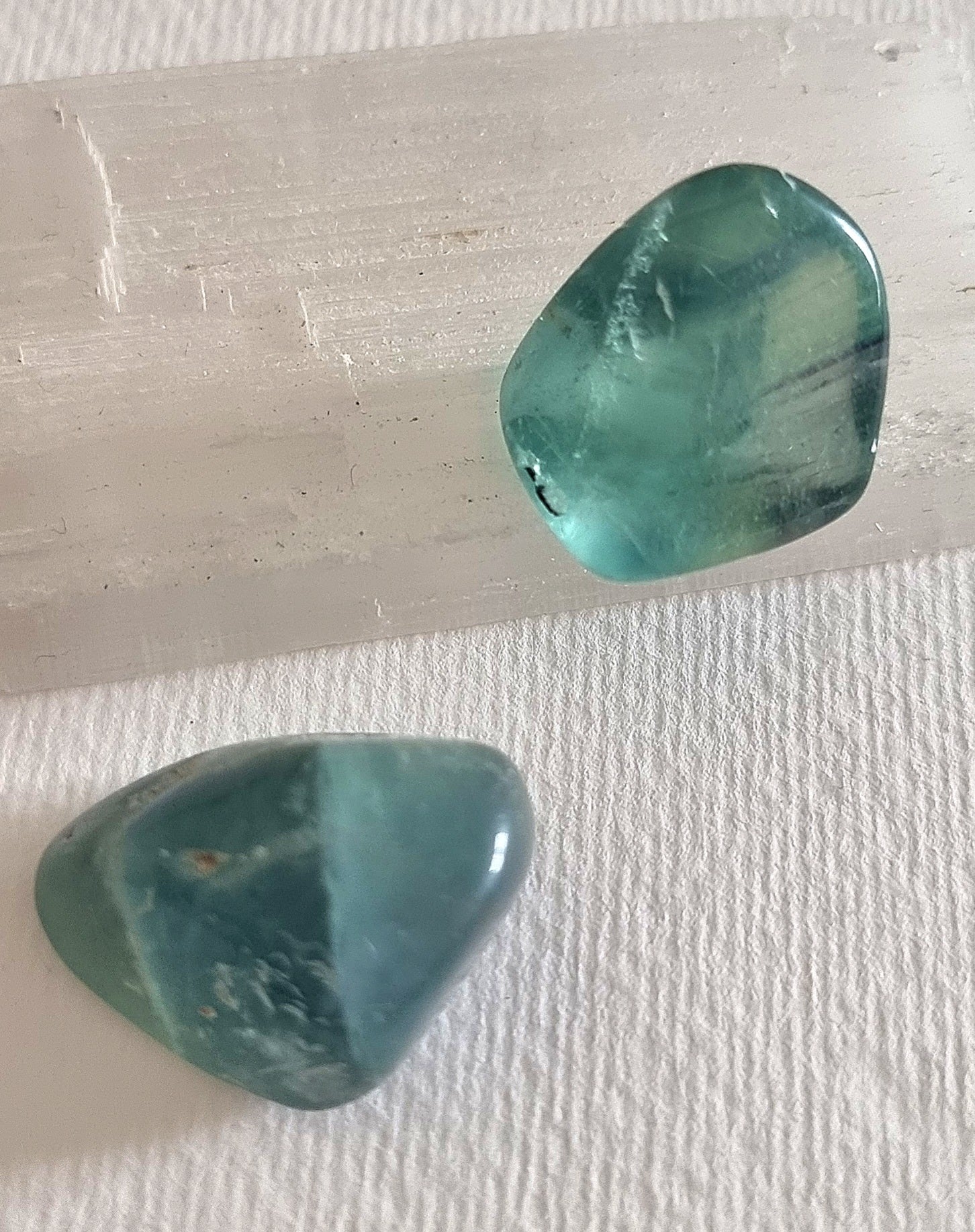 Rainbow Fluorite Large Tumble Stone Crystal