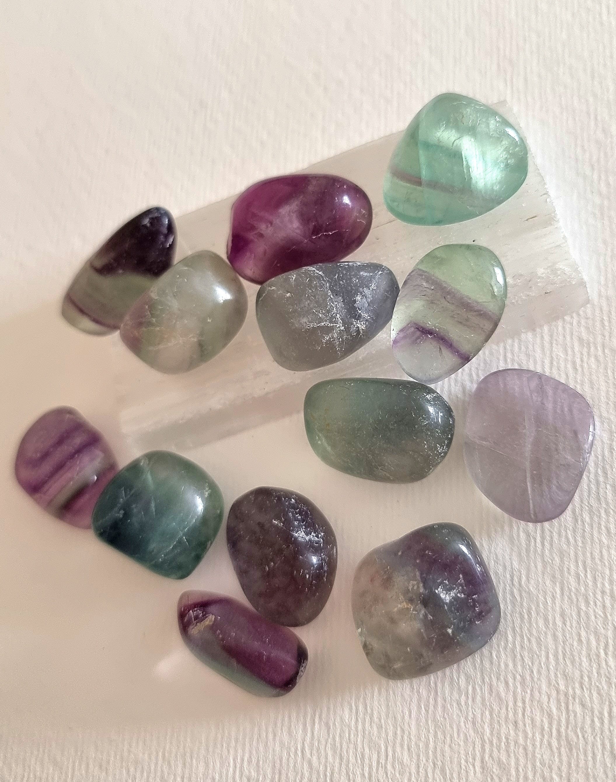 Rainbow Fluorite Tumble Stone