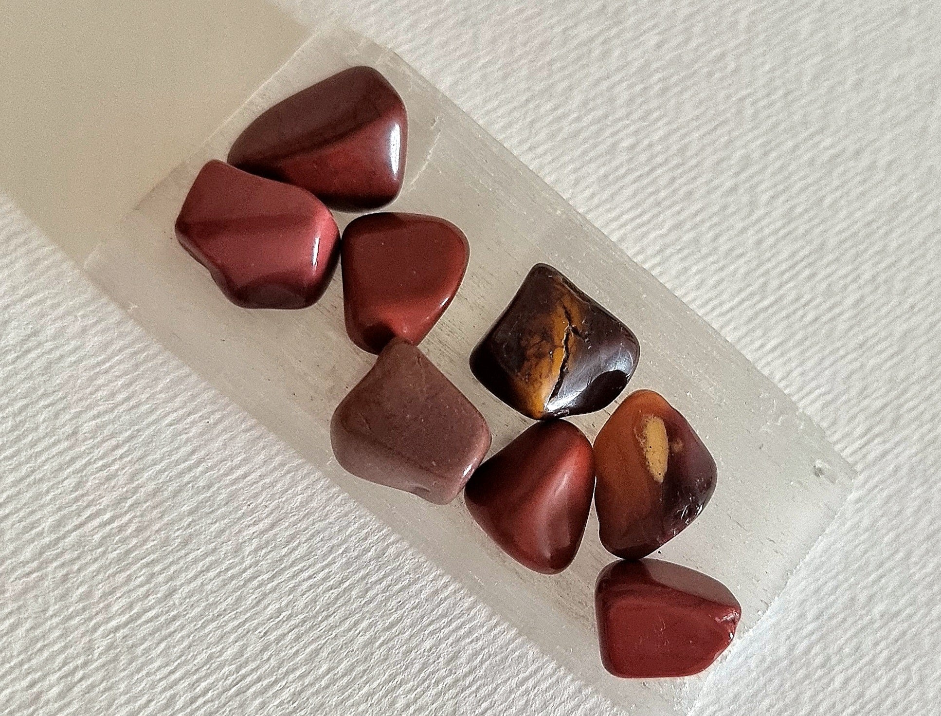 Mookaite small tumble stone