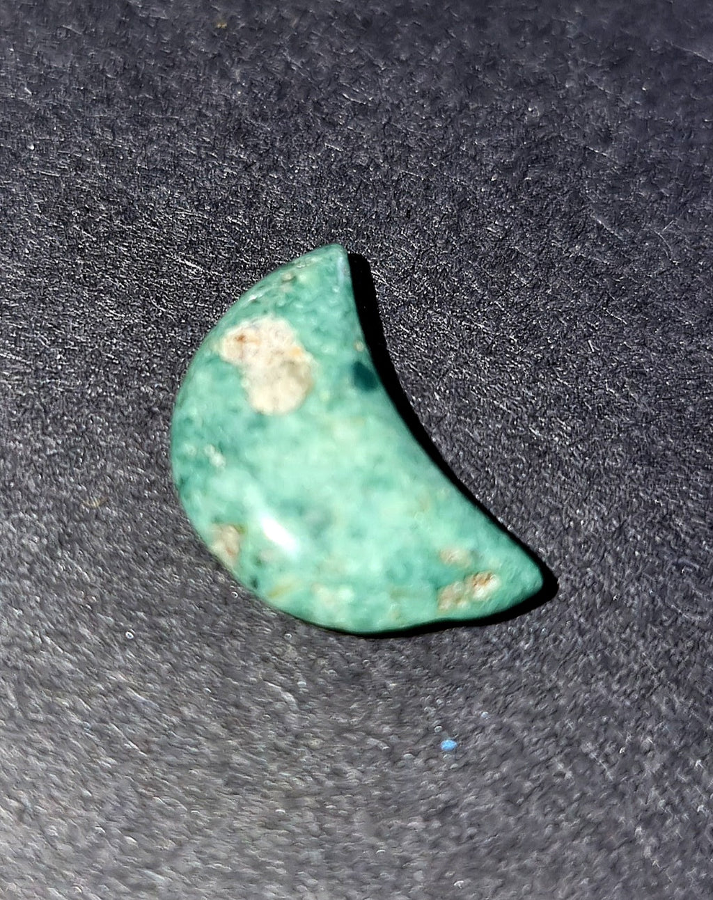 Zoisite Crystal Mini Moon - Carved Stone for Emotional Healing, Strength & Hope