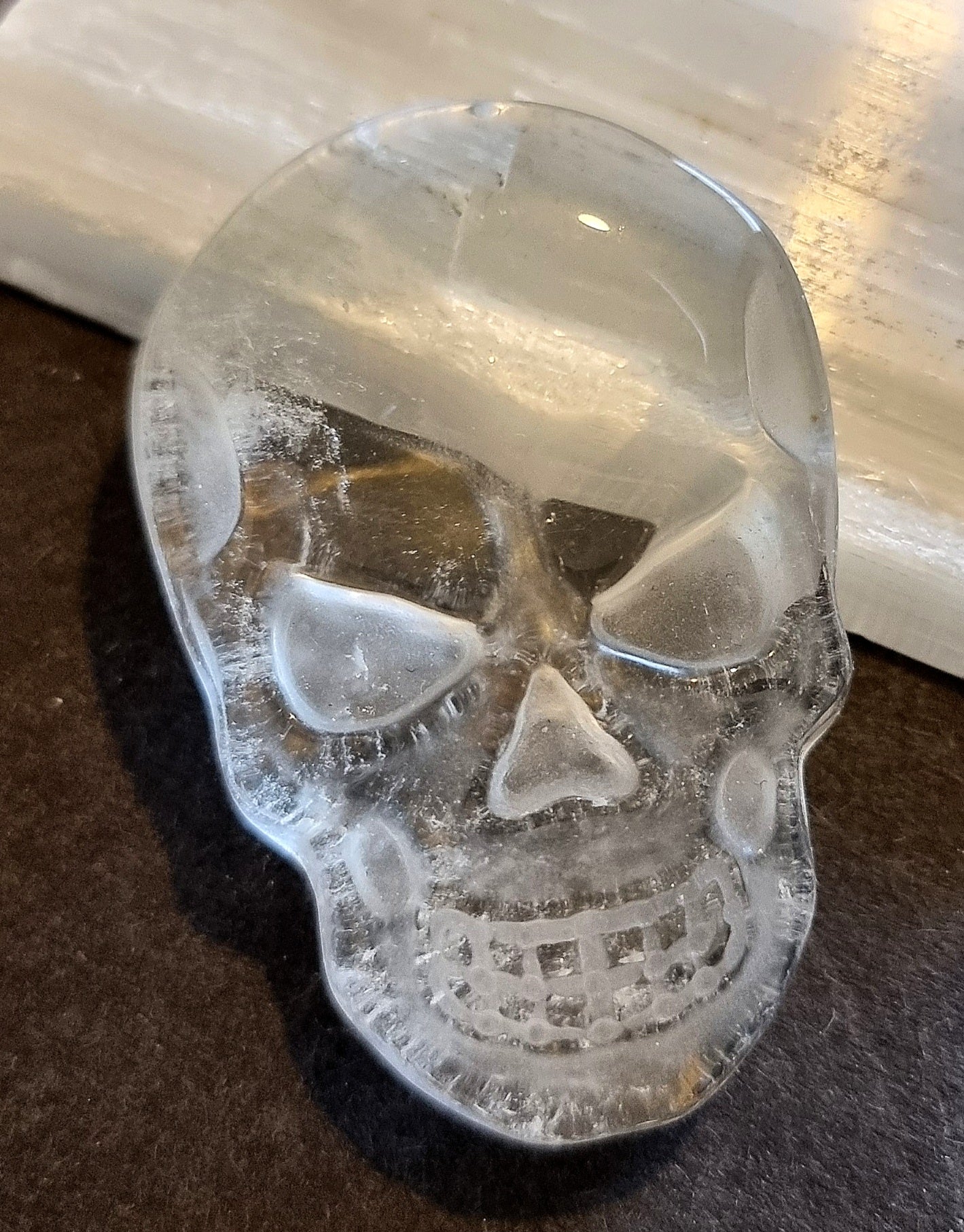 Clear Quartz Skull