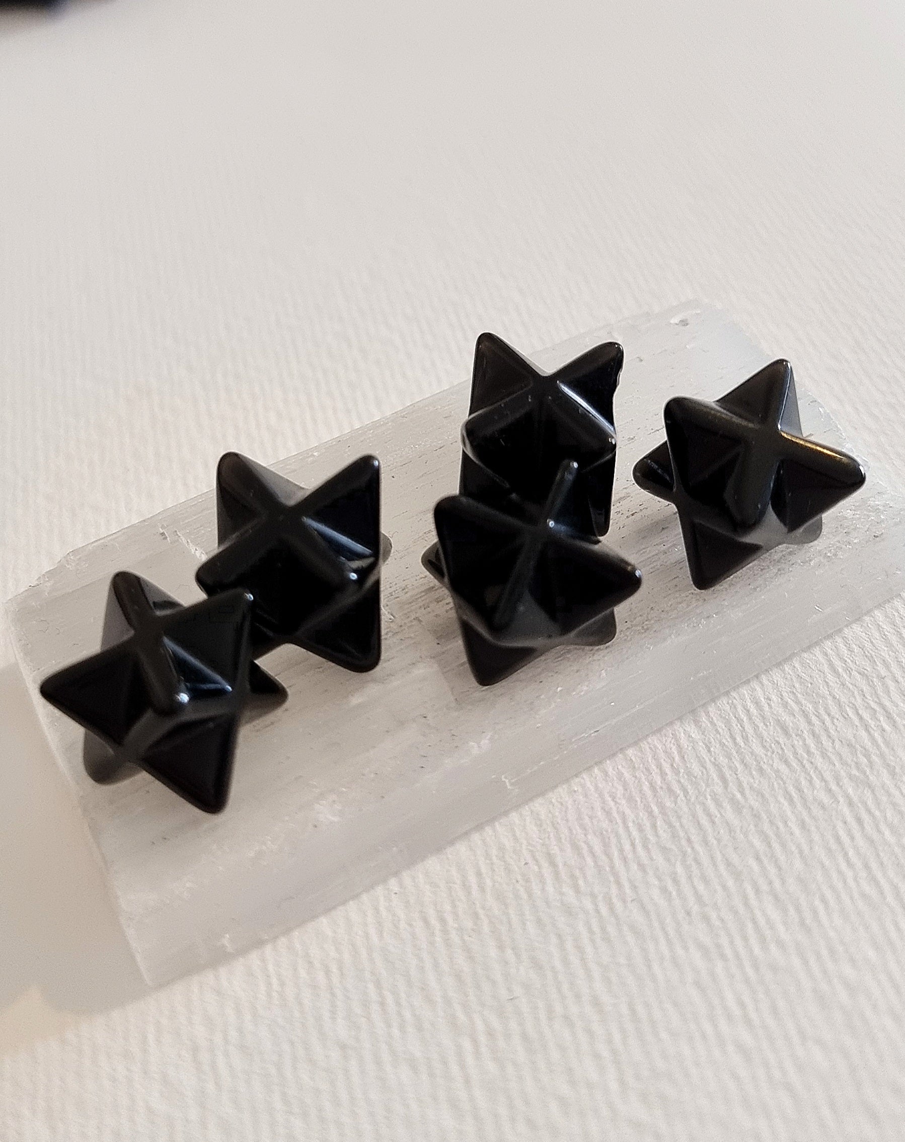 Black Obsidian Mini Merkaba Crystal Star